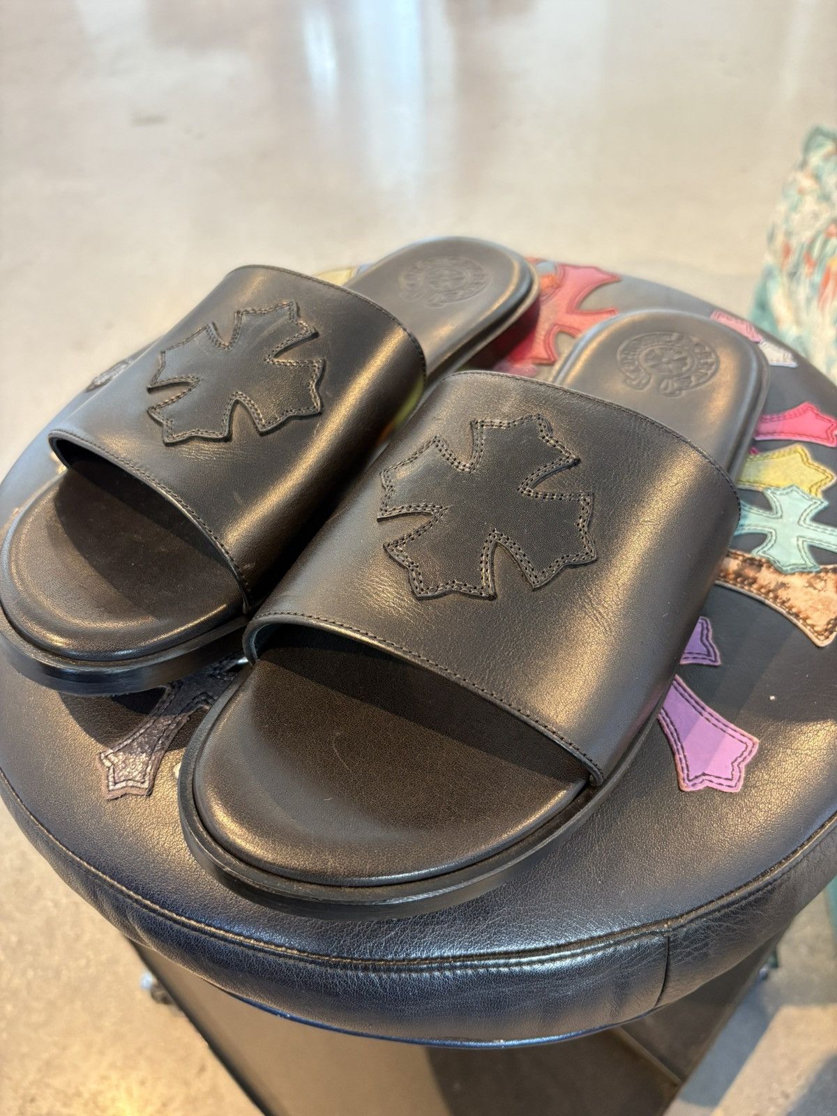 Chrome Hearts Chrome hearts slippers Size US 10 / EU 43 - 1 Thumbnail