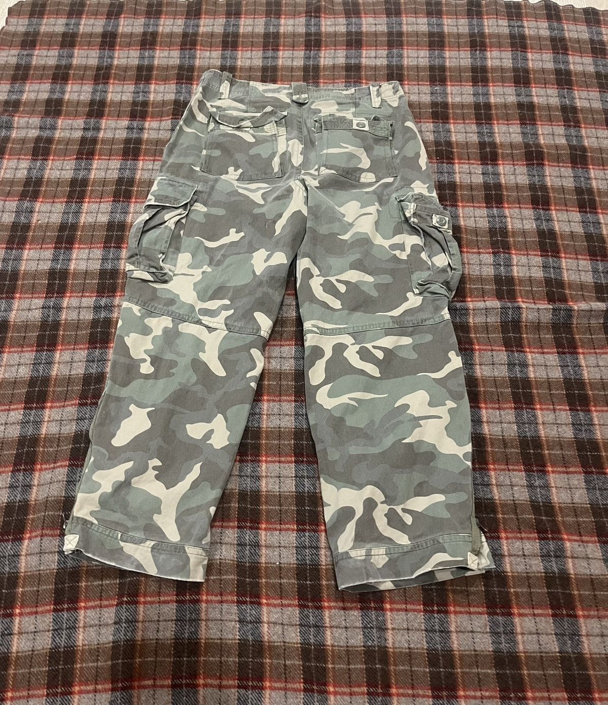 Dickies Y2K 2000’s Baggy Camo Military Skater Cargo Pants 34 x 30 Size US 34 / EU 50 - 7 Thumbnail