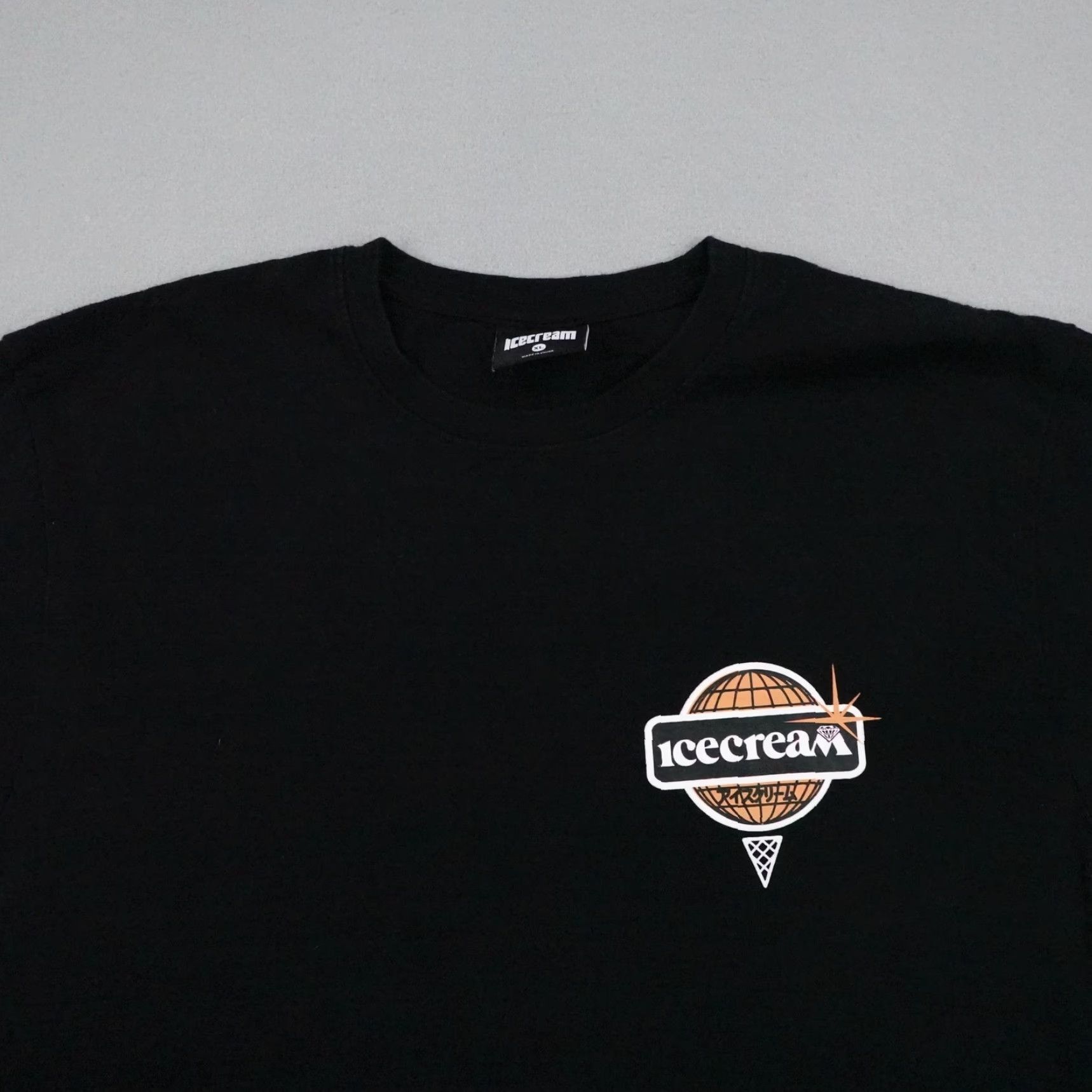 Vintage Icecream Shirt Mens XL Black BBC Billionaire Boys Club Worldwide Hip Hop Skater Shirt Size US XL / EU 56 / 4 - 2 Thumbnail