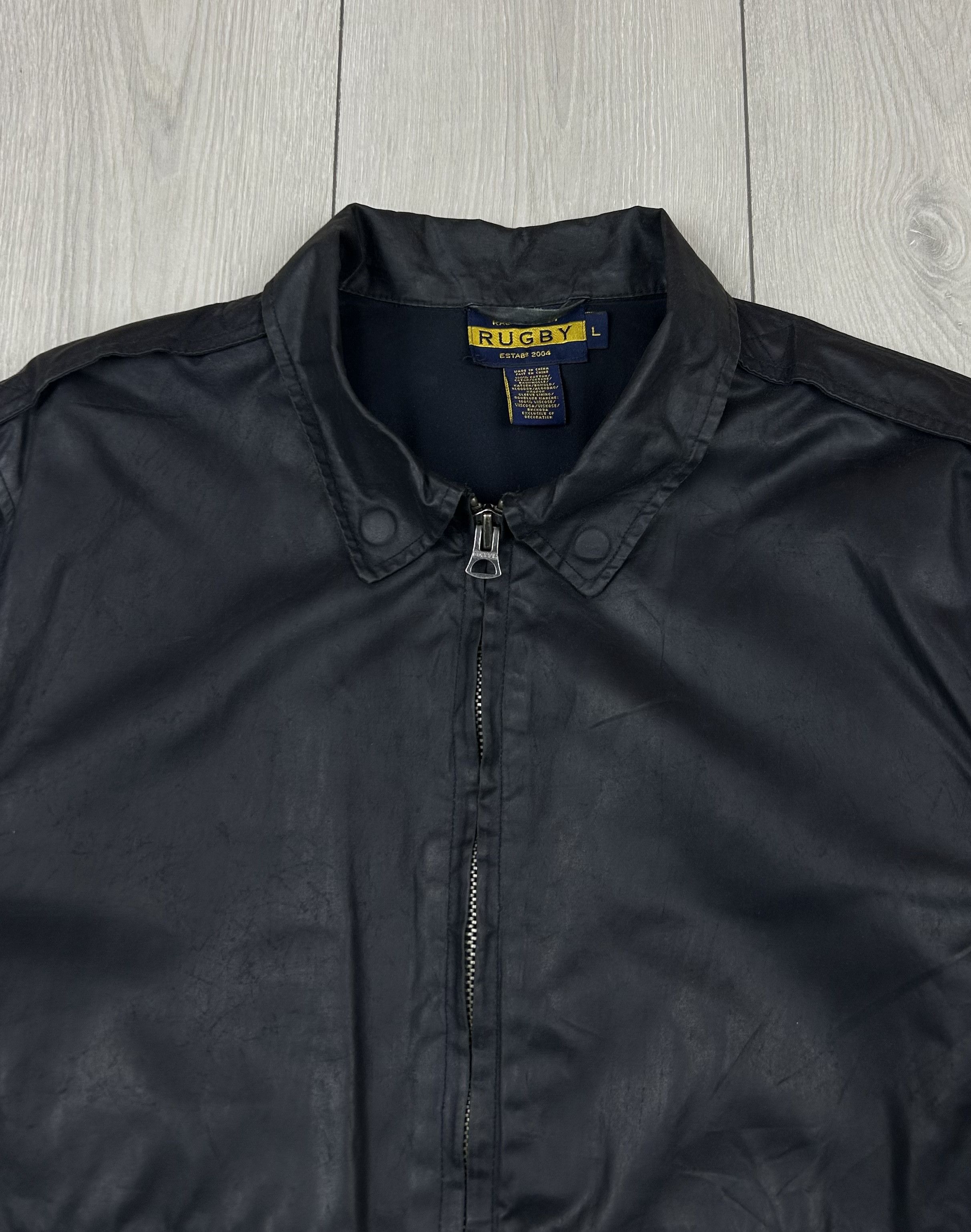 Rugby Ralph Lauren Rugby Ralph Lauren Mens Waxed Jacket Size L Navy Size US L / EU 52-54 / 3 - 3 Thumbnail