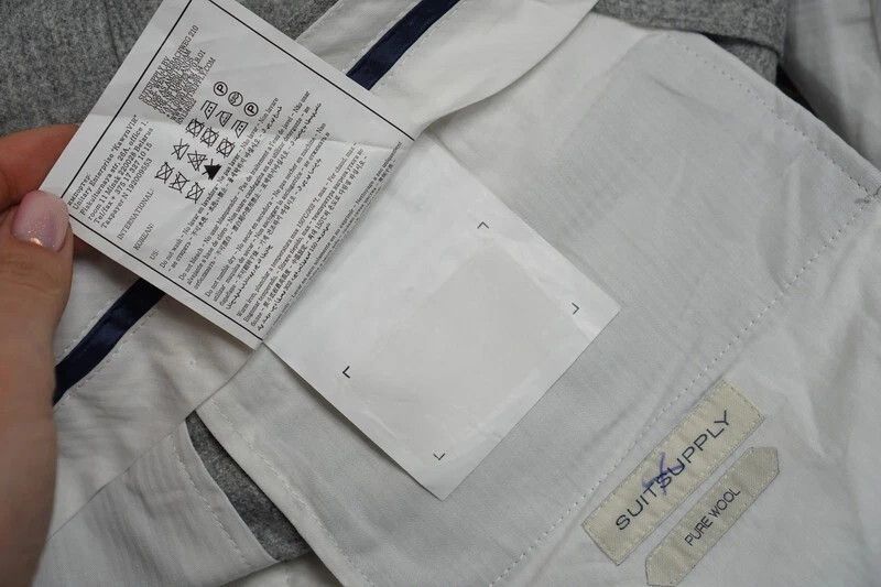 Suitsupply Men Suitsupply Soho Turn - Up Trousers Flannel Grey UK/US38 Size 38R - 5 Thumbnail