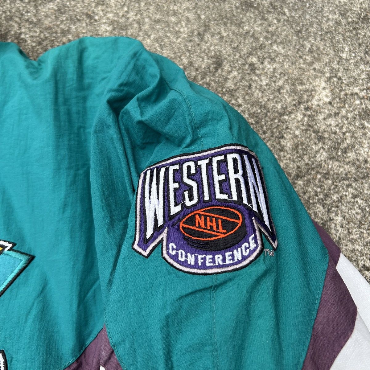 Starter Vintage 90s Anaheim Mighty Ducks Jacket NHL Starter Size US L / EU 52-54 / 3 - 4 Thumbnail