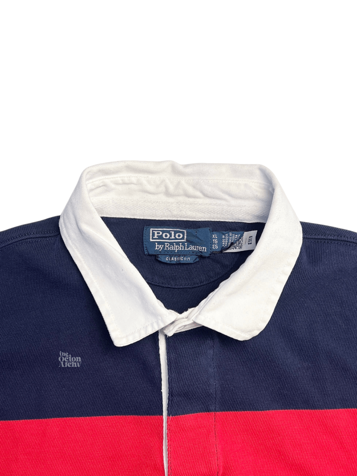 Polo Ralph Lauren Polo Ralph Lauren Classic Fit Rugby Stripe Polo Shirt Size US XL / EU 56 / 4 - 3 Thumbnail