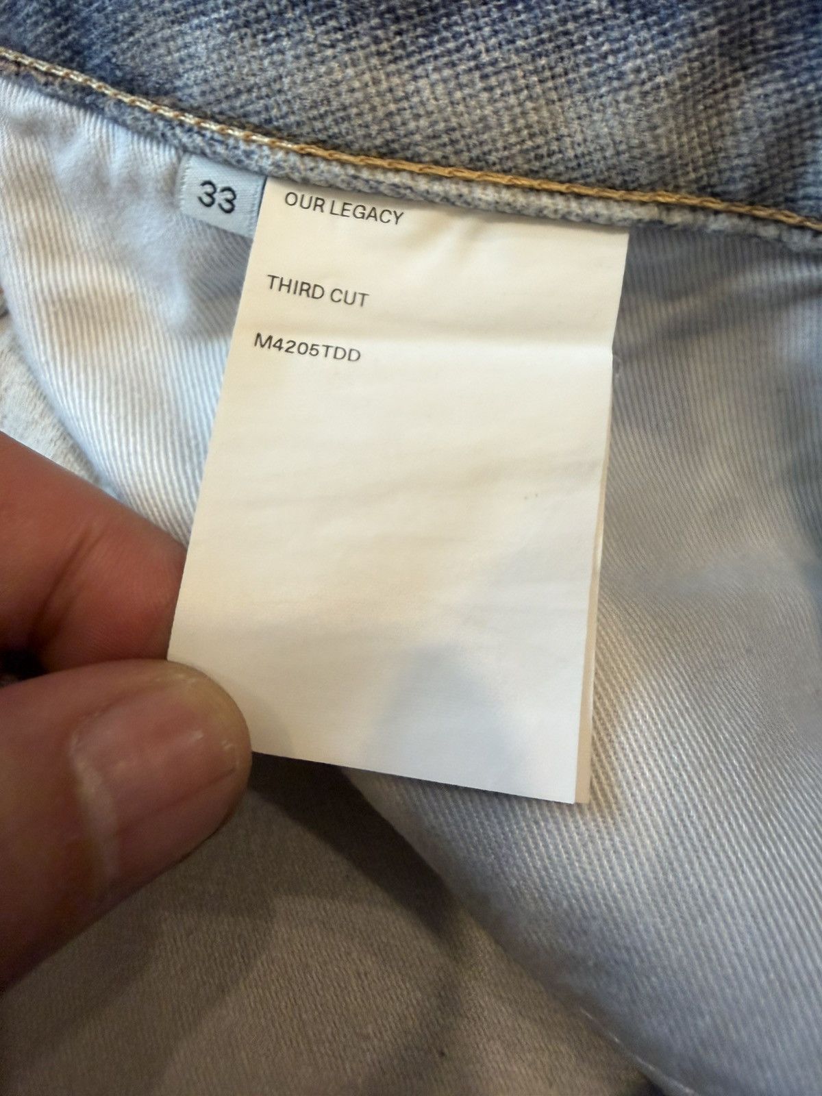Our Legacy OUR LEGACY THIRD CUT DIGITAL PRINT DENIM Size US 33 - 6 Thumbnail