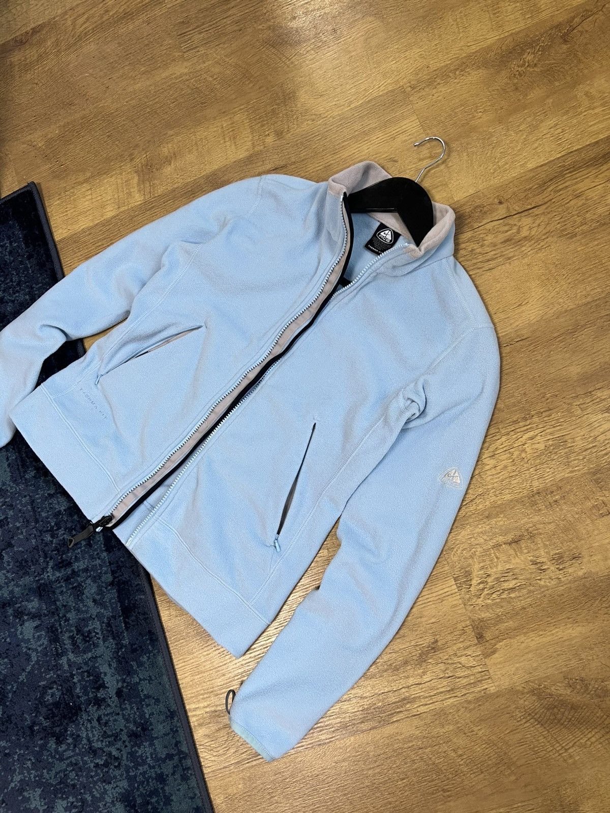 Vintage Nike ACG jacket Vintage sky blue fleece Size XS / US 0-2 / IT 36-38 - 2 Thumbnail