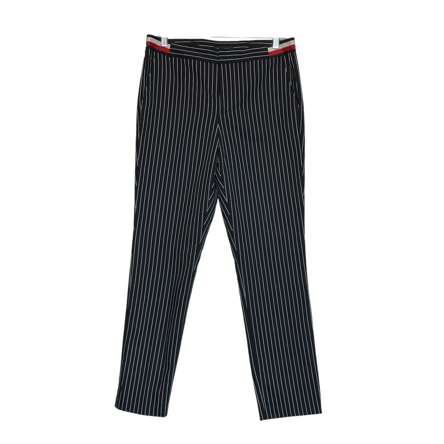 Tommy Hilfiger Tommy Hilfiger navy blue white stripes pants size 8 Size 32" / US 10 / IT 46 - 1 Thumbnail