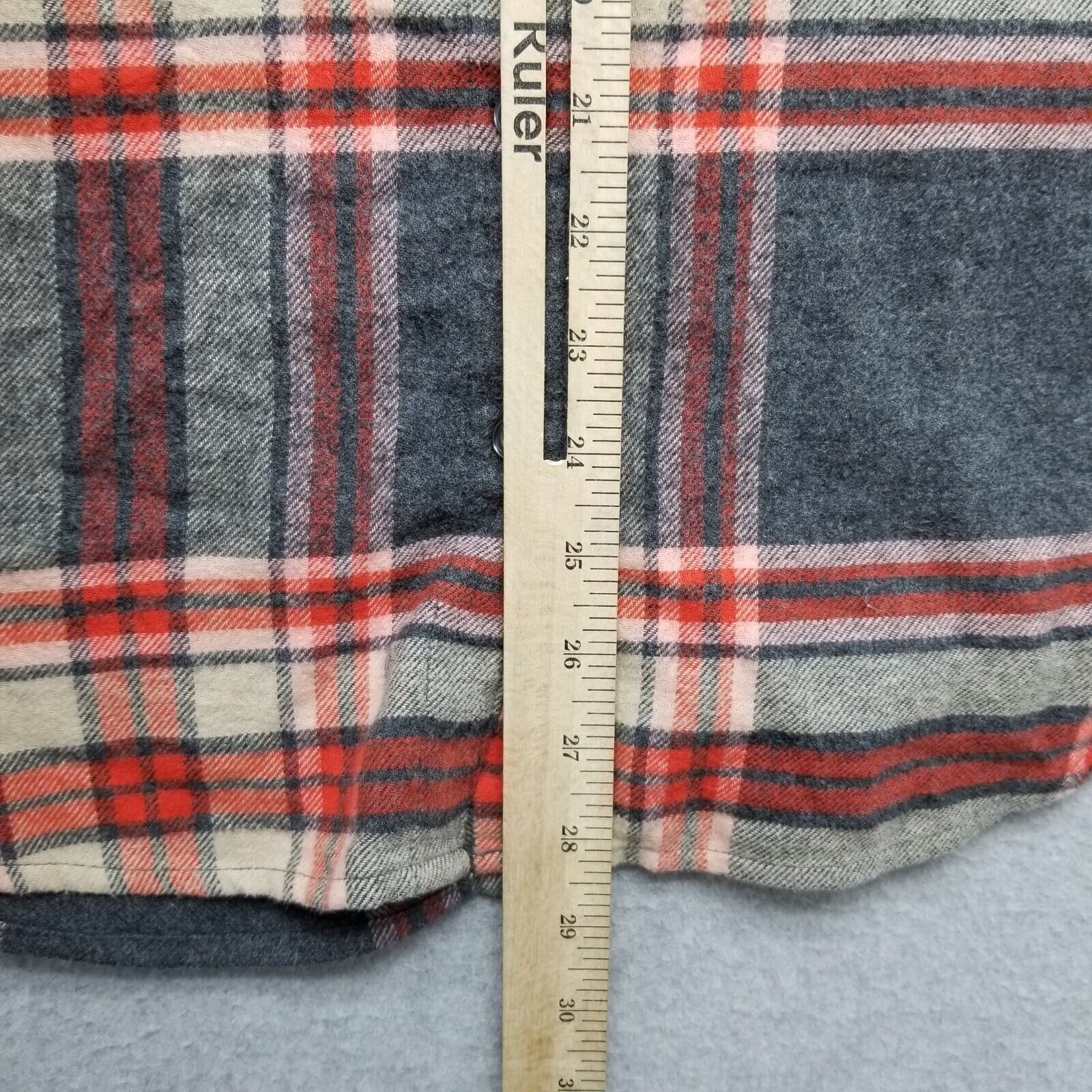 Old Navy Old Navy Flannel Womens Small Plaid Button Up Oversized Size S / US 4 / IT 40 - 5 Thumbnail