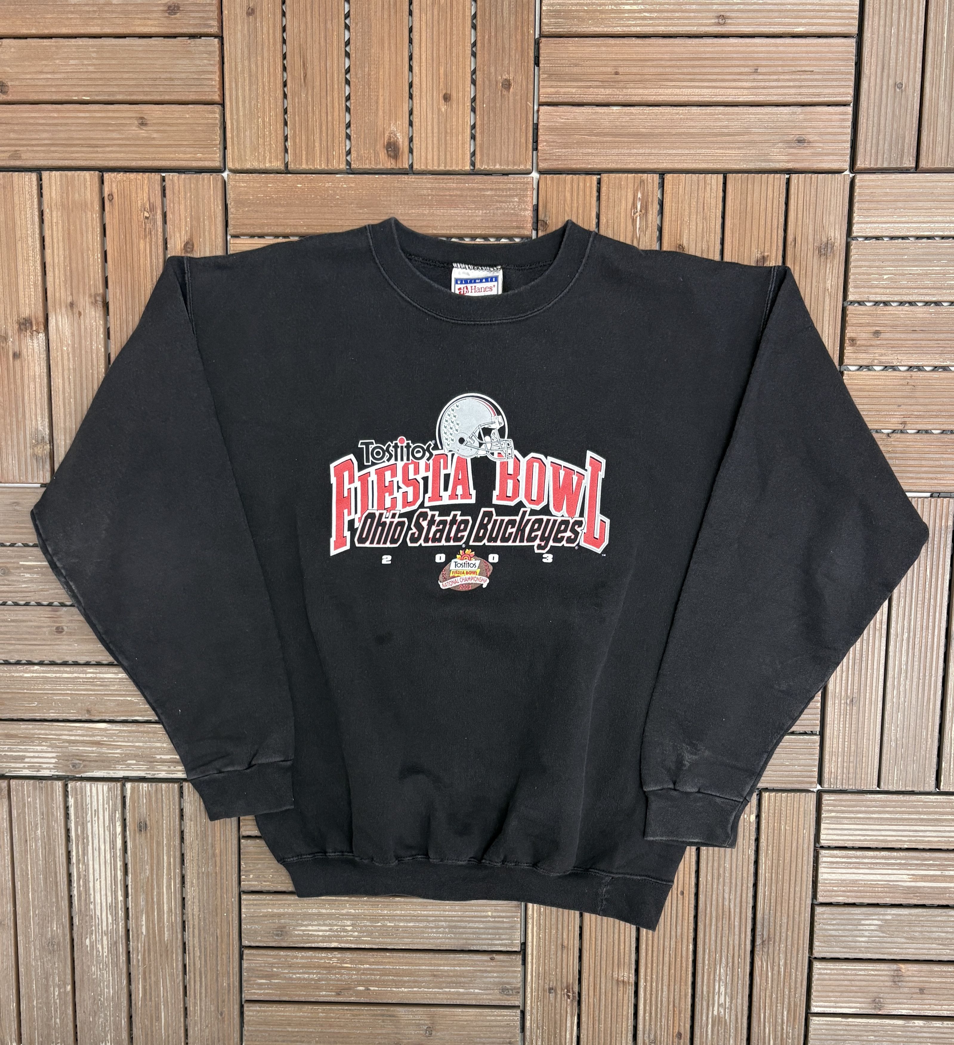 Vintage Ohio State Buckeyes Tostitos Fiesta Bowl Vintage Crewneck Size US M / EU 48-50 / 2 - 1 Thumbnail