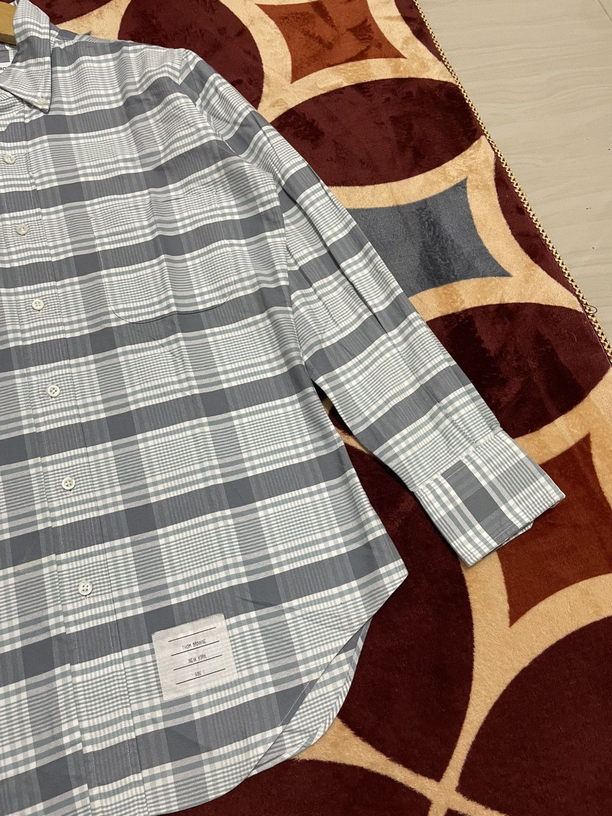 Thom Browne THOM BROWNE Chest Pocket Oxford Shirt Stripe Size US M / EU 48-50 / 2 - 13 Thumbnail