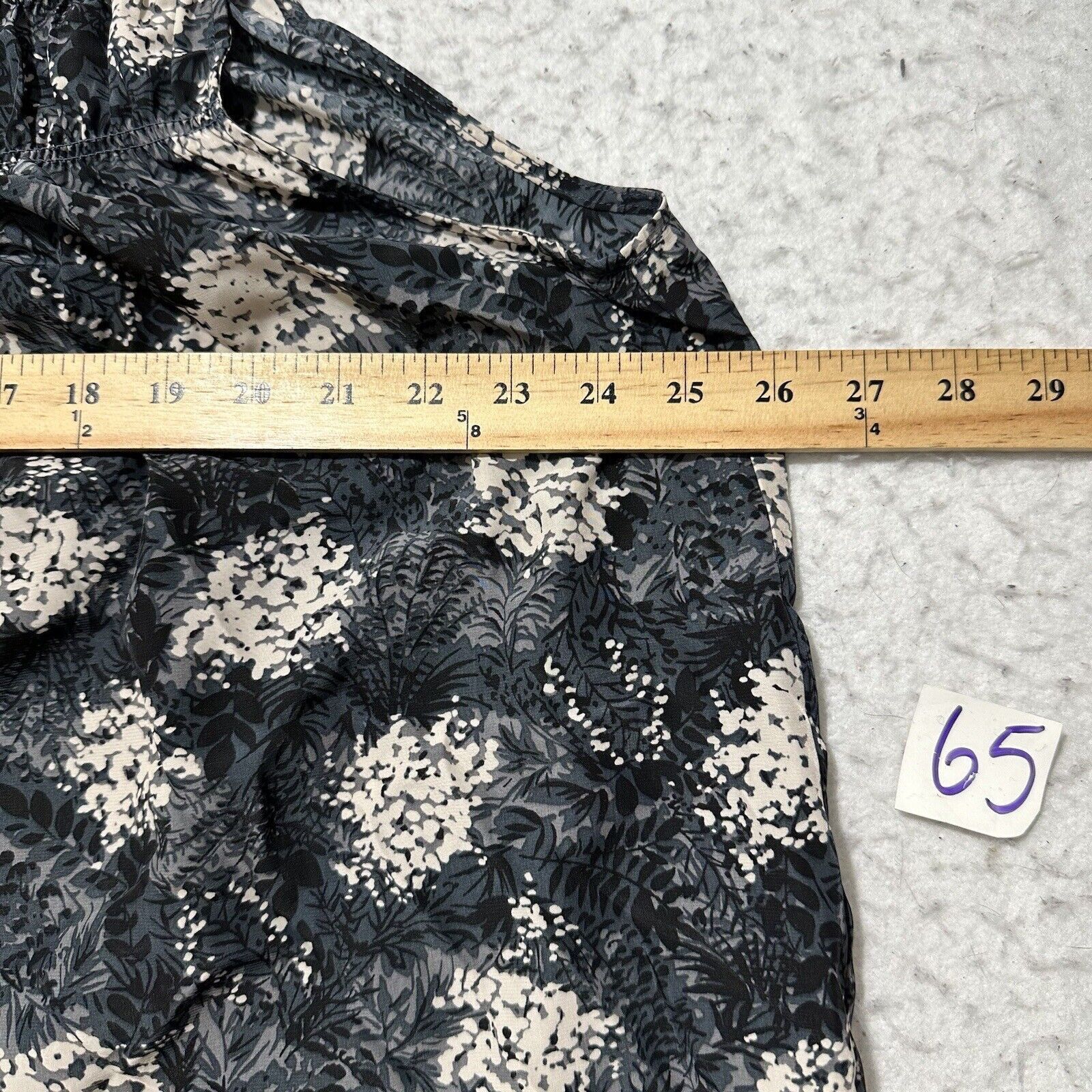 Joie Joie XL Lightweight Tank Top Floral Pullover Blouse Gray Size XL / US 12-14 / IT 48-50 - 7 Thumbnail
