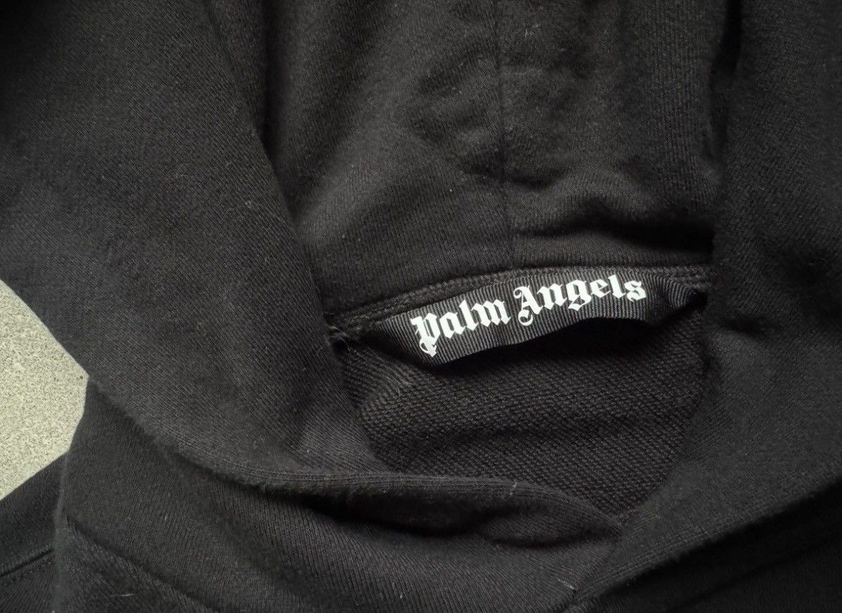 Palm Angels logo-embroidered hoodie