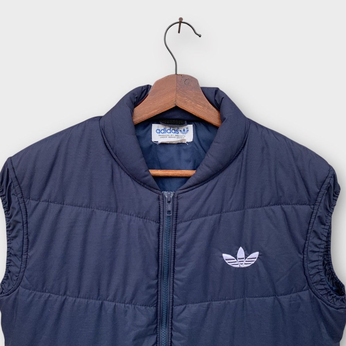Adidas Vintage 1980s Adidas Nylon Puffer Vest Jacket Size US M / EU 48-50 / 2 - 4 Thumbnail