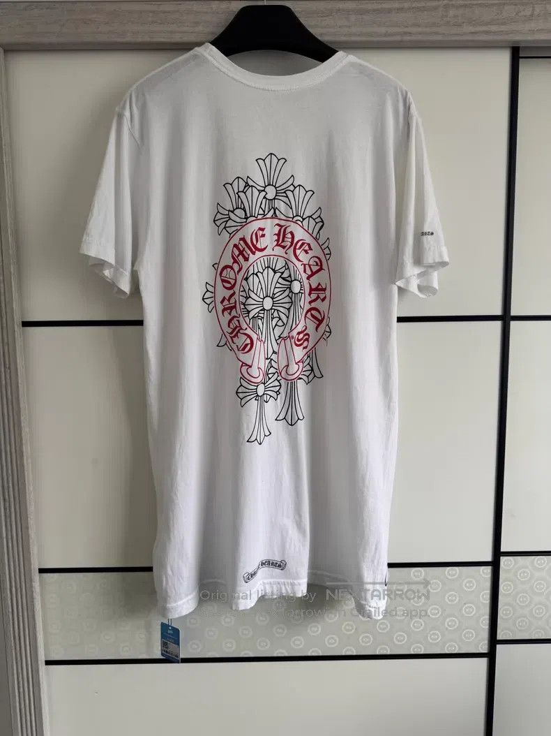 Chrome Hearts CHROME HEARTS White and Red Phantom Graveyard Short Sleeve Size US L / EU 52-54 / 3 - 4 Thumbnail