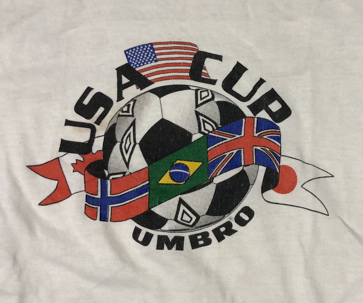 Vintage Vintage 90s USA CUP UMBRO SOCCER Size US M / EU 48-50 / 2 - 3 Thumbnail