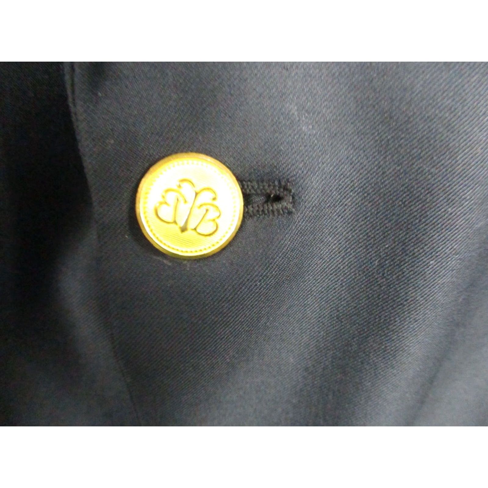 Brooks Brothers VINTAGE Brooks Brothers Country Club LORO PIANA Italy Black Wool Sport Coat Blazer 43L Size 46R - 2 Thumbnail