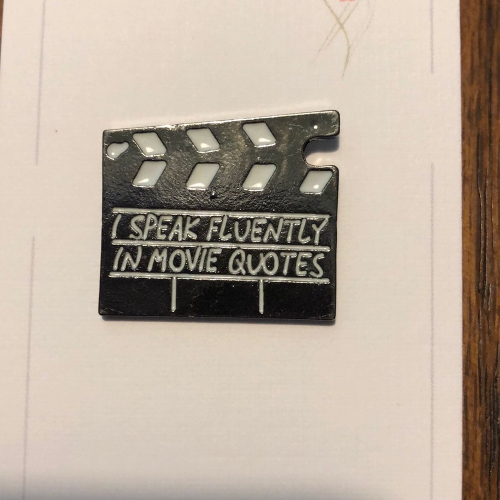 Other I Speak Fluently In Move Quotes Pin Size ONE SIZE - 1 Thumbnail