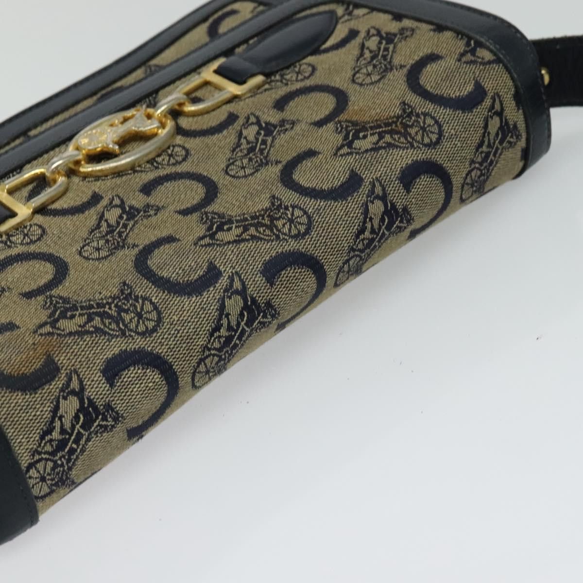 Celine CELINE C Sulky Shoulder Bag Canvas Navy Size ONE SIZE - 6 Thumbnail