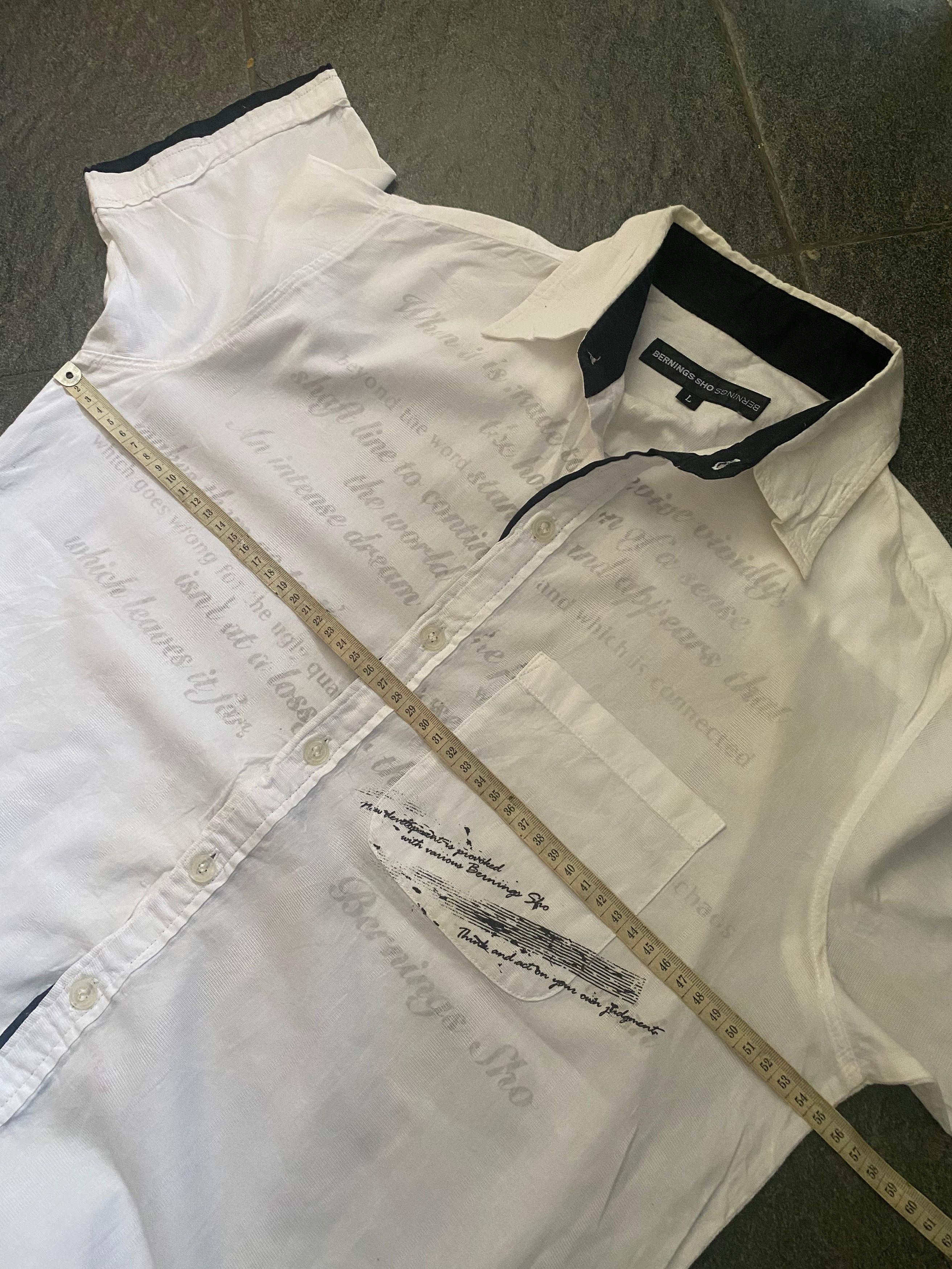 If Six Was Nine Berning Sho Poem Button Shirt Size US M / EU 48-50 / 2 - 4 Thumbnail
