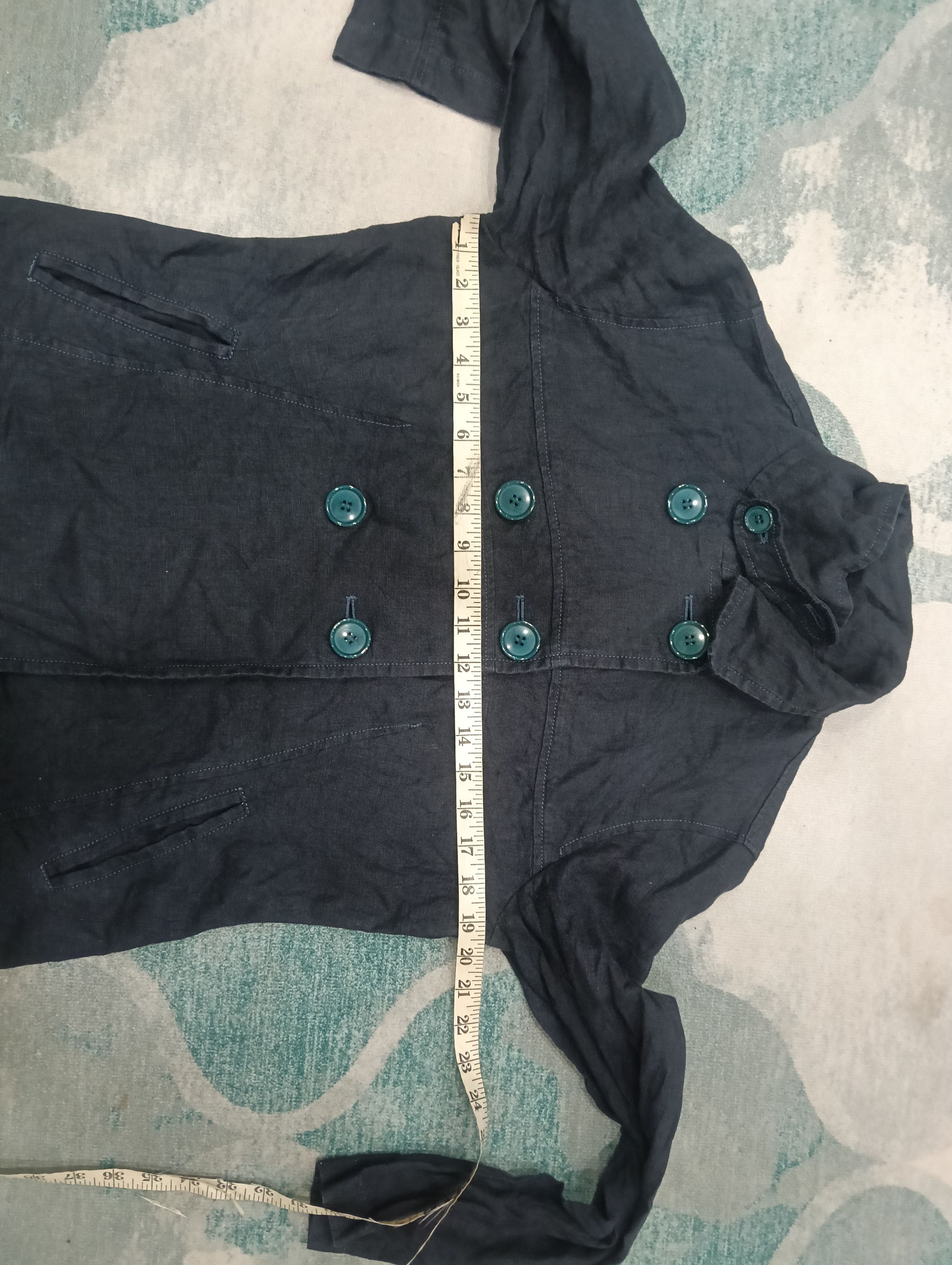 Japanese Brand × Vintage Fou Forget Linen Jacket Japanese Brand Size S / US 4 / IT 40 - 10 Thumbnail