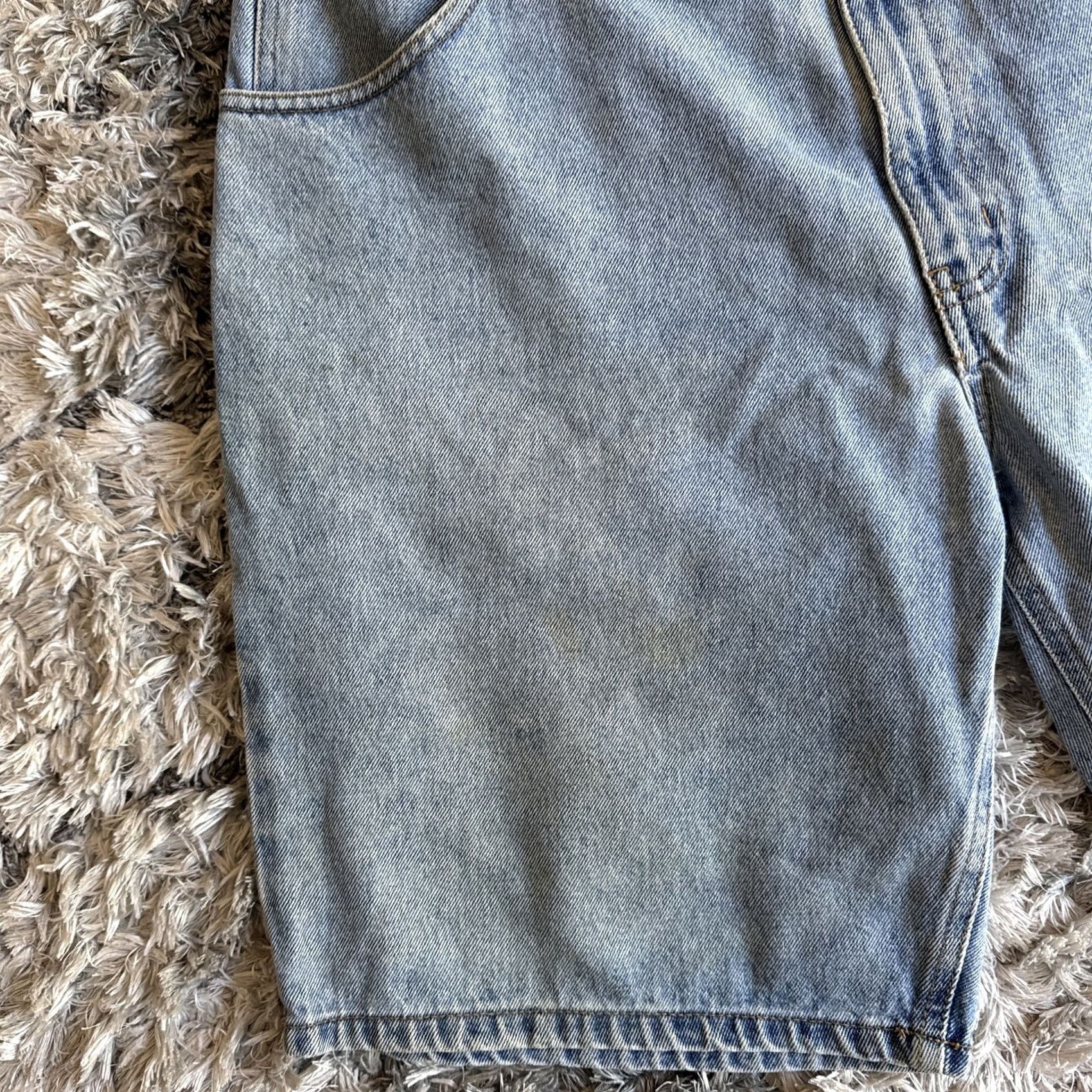 Denime VINTAGE Sonoma Jeans Shorts Mens 38 Blue Denim Jorts 90s Cargo Distressed Wide Loose Size US 38 / EU 54 - 6 Thumbnail