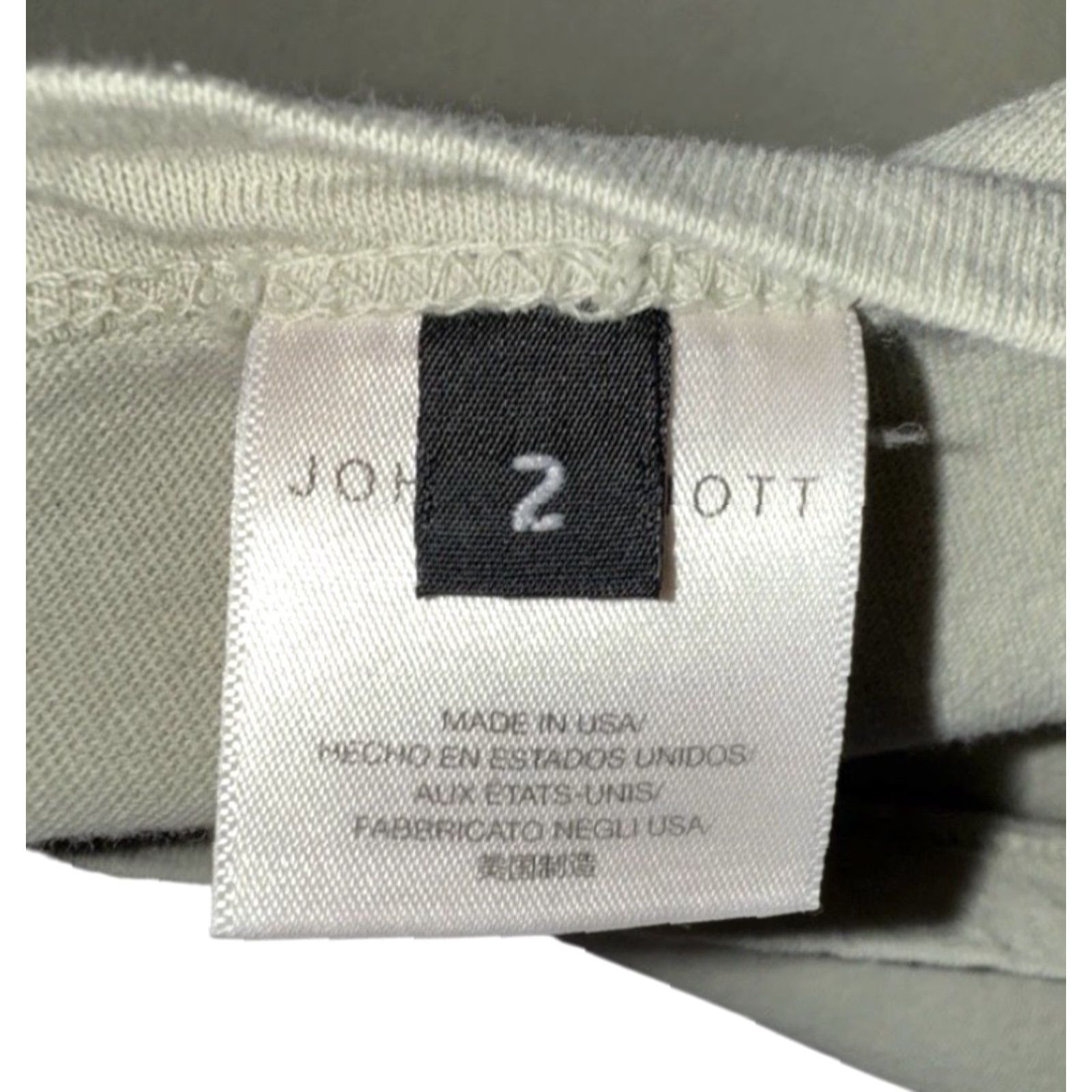 John Elliott John Elliott Mens Short Sleeve T-Shirt Sz 2 Pistachio Neutral Green Essential Shirt Mens Size 2 Size US XS / EU 42 / 0 - 6 Thumbnail
