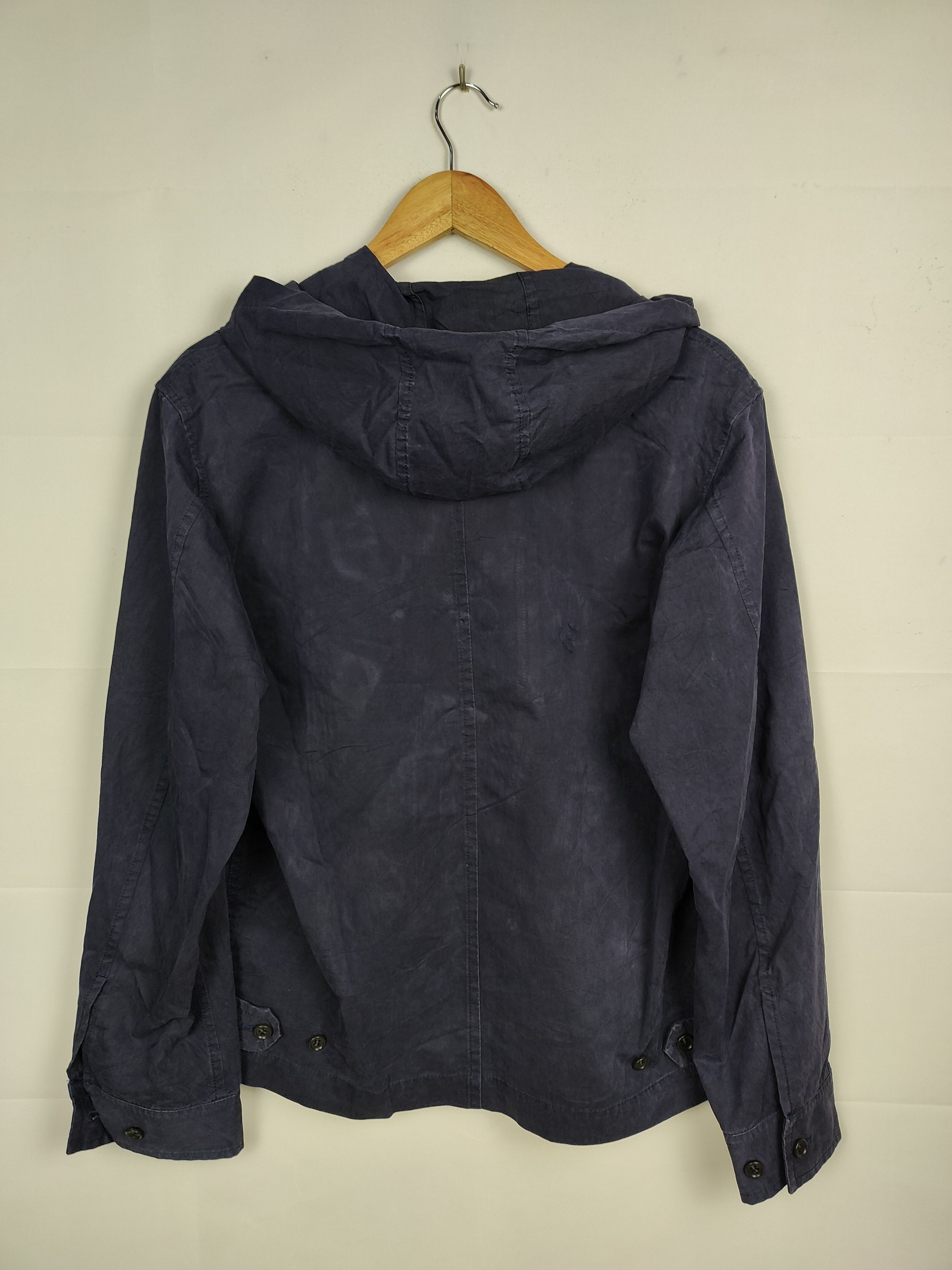 Issey Miyake Vtg Issey Miyake Denim Hood Jacket size M japan streetwear Size US M / EU 48-50 / 2 - 8 Thumbnail