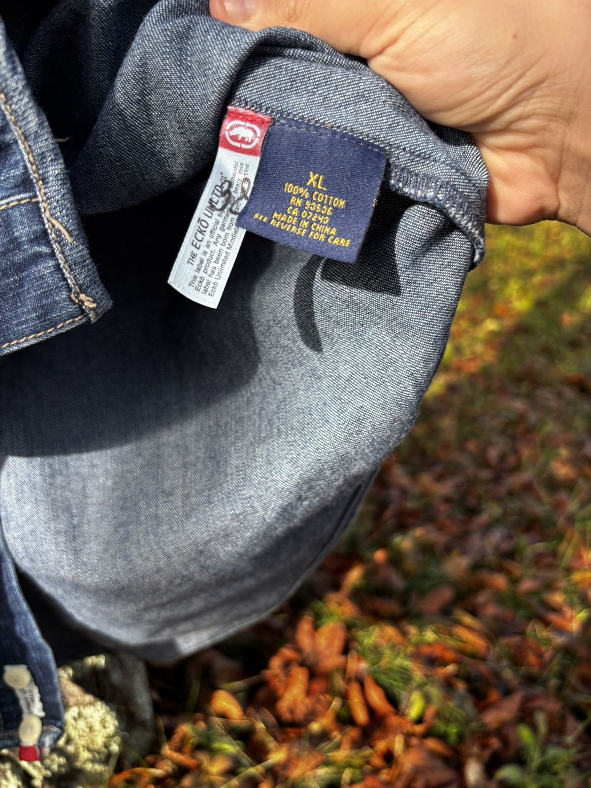Ecko Unltd. Vintage 90s Hip Hop baggy limited editoon ECKO denim Jacket Size US XL / EU 56 / 4 - 6 Thumbnail