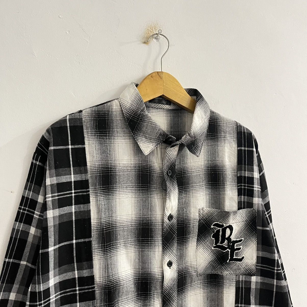 Japanese Brand Sureve Flannel 3 Tone Unique Button Up Size US M / EU 48-50 / 2 - 3 Thumbnail
