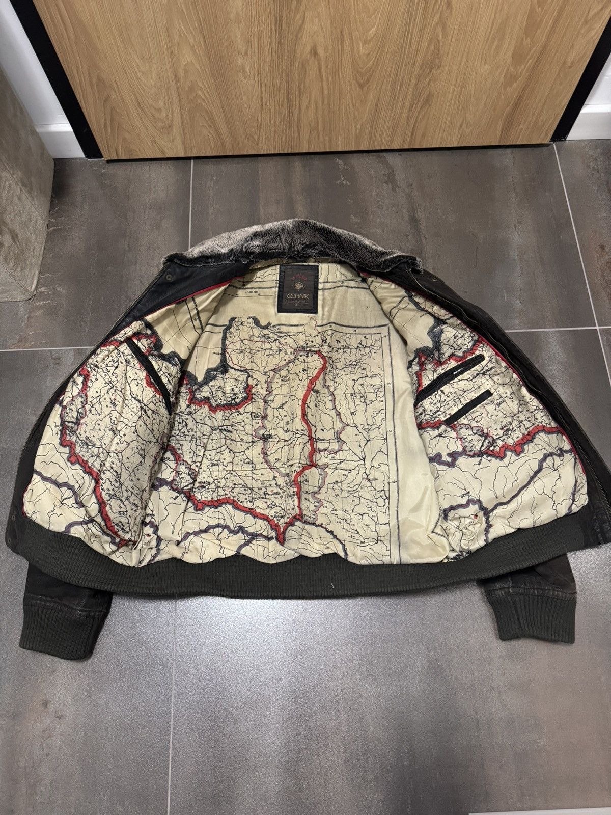 Other Ochnik Men's Pilot Leather Jacket 303 Squadron Size US XL / EU 56 / 4 - 1 Thumbnail