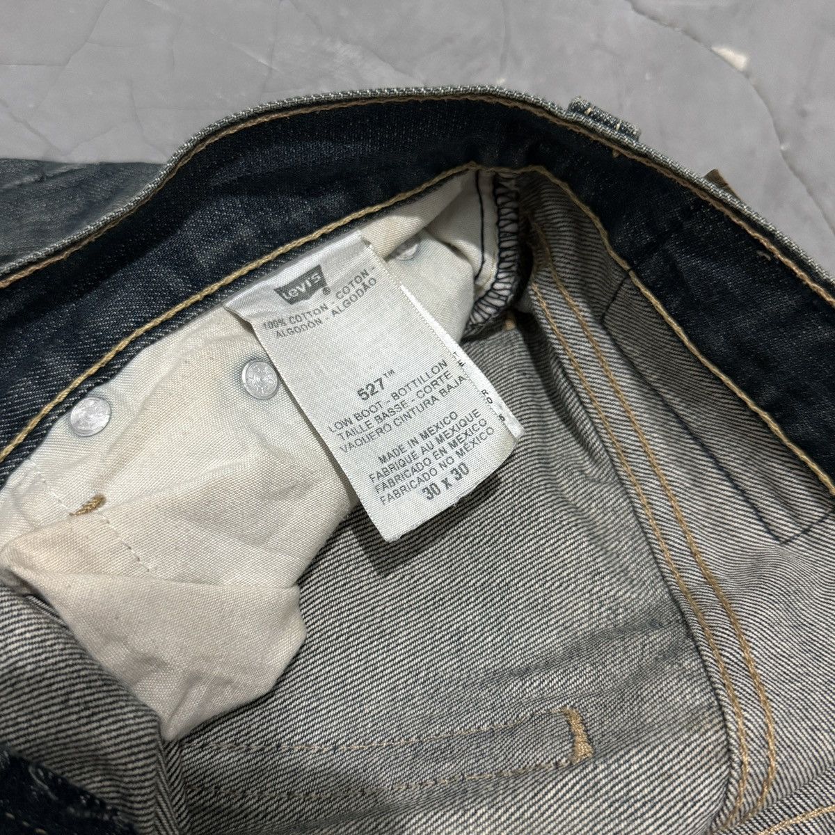 Levi's VTG Levi’s 527 Low Bootcut Mudwash ERD Flared Jeans Size US 30 / EU 46 - 4 Thumbnail