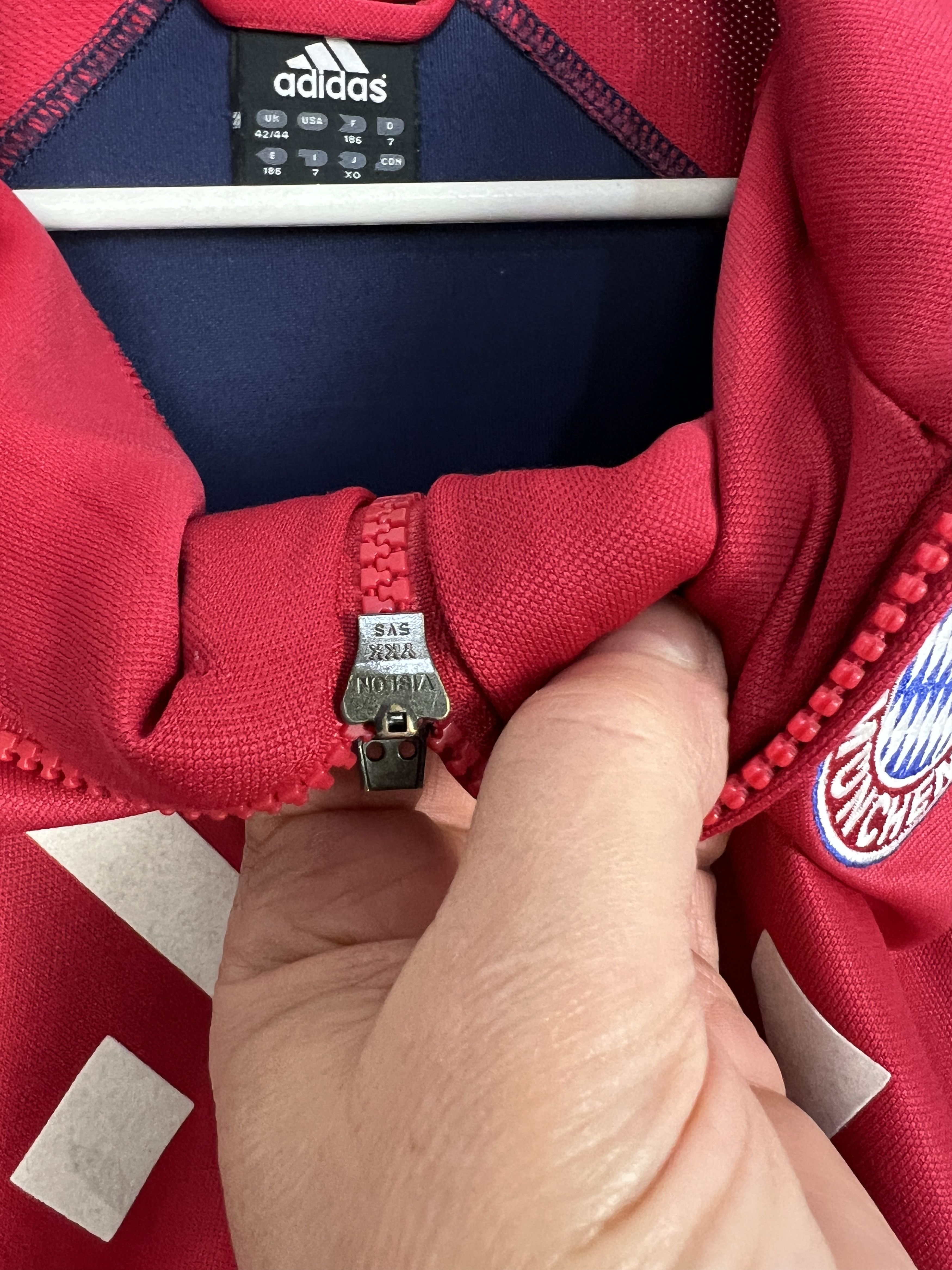 Adidas Vintage Bayern Munich Player Issue Football Jacket Track Top Size US L / EU 52-54 / 3 - 4 Thumbnail