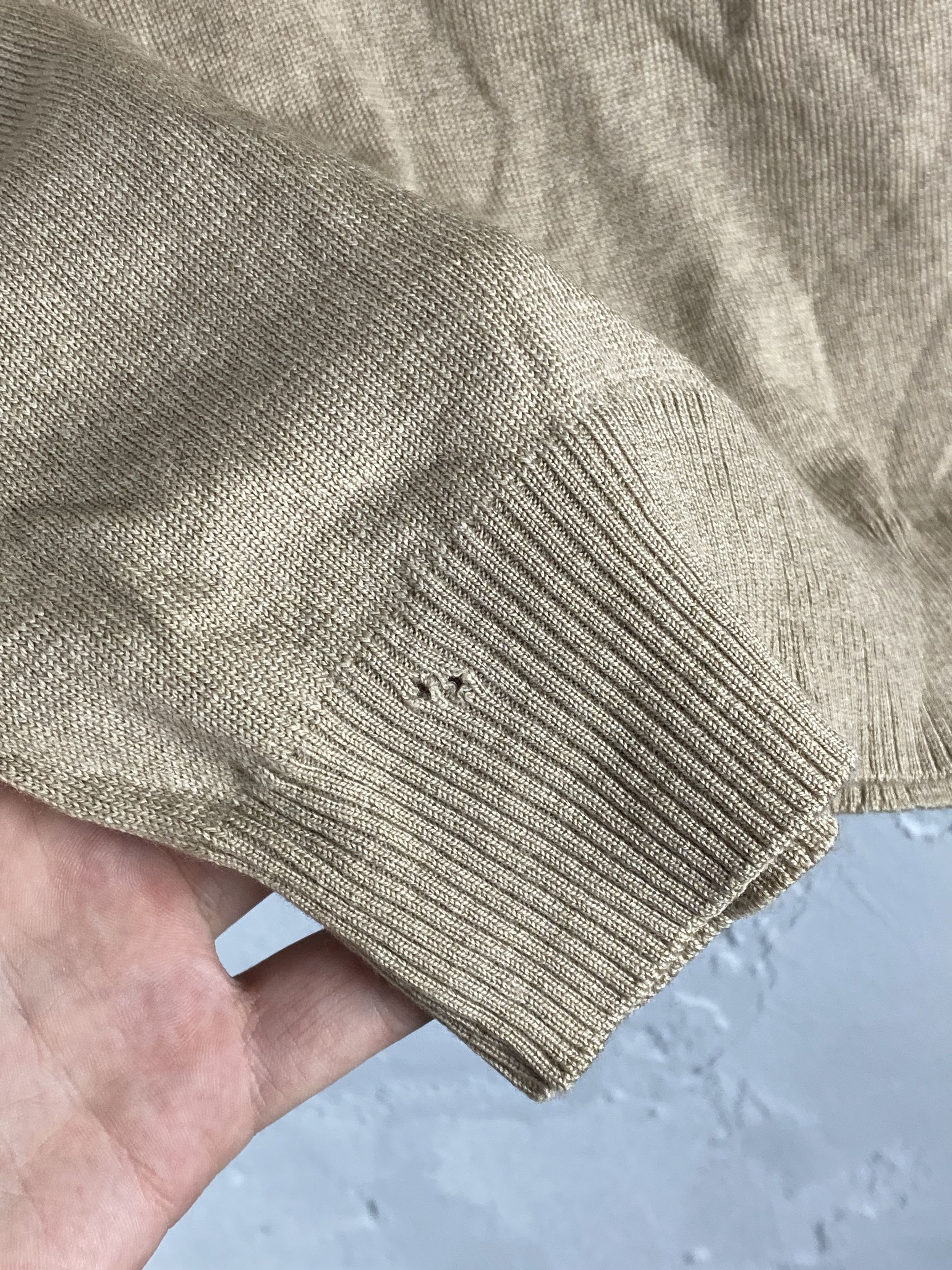 Burberry Burberry Wool Sweater V Neck Made in Italy Nova Check Size US L / EU 52-54 / 3 - 6 Thumbnail
