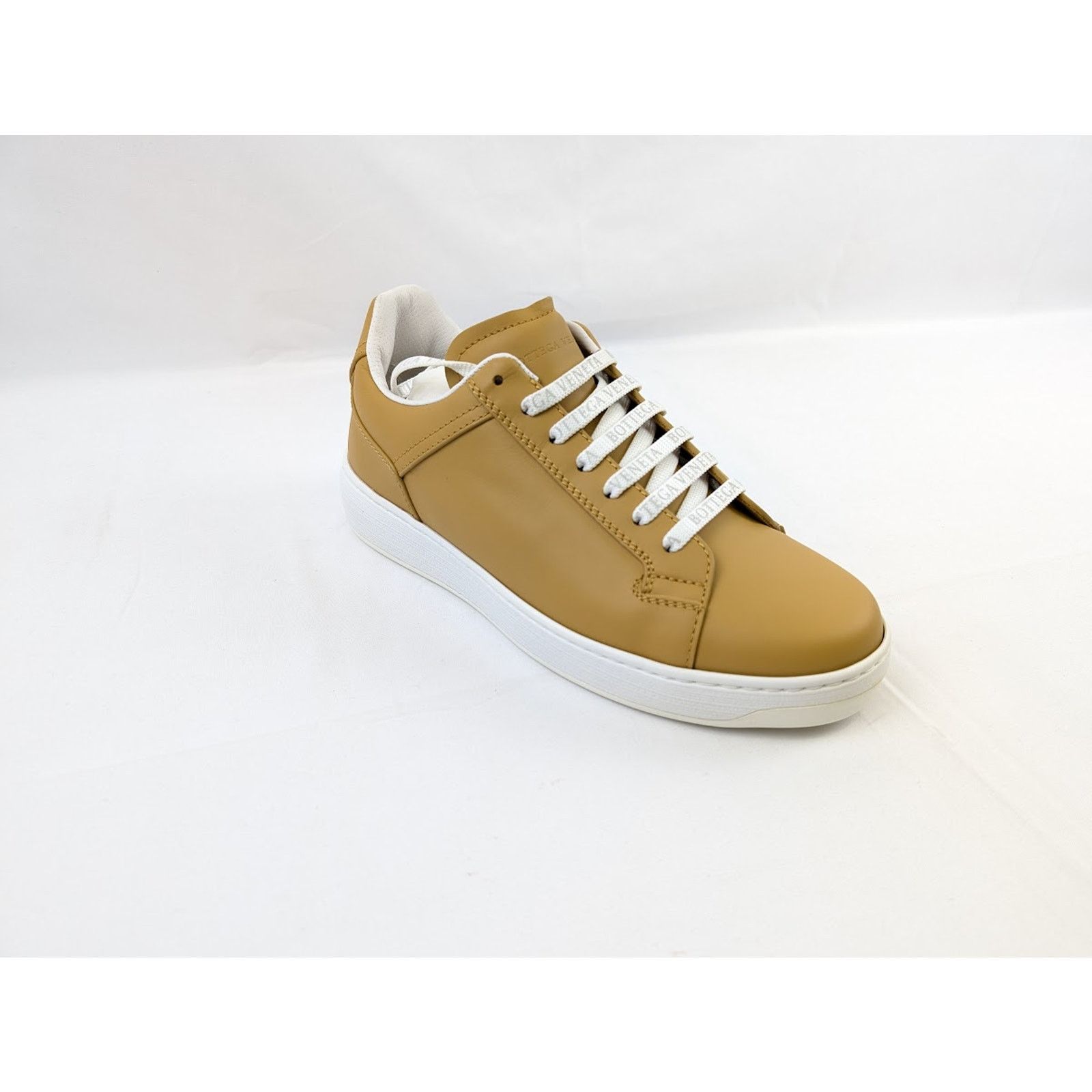 Bottega Veneta o1rshd1 Bolt Calf Sneaker Pelle S.GOMM in Butterscotch Size US 7.5 / EU 40-41 - 5 Thumbnail
