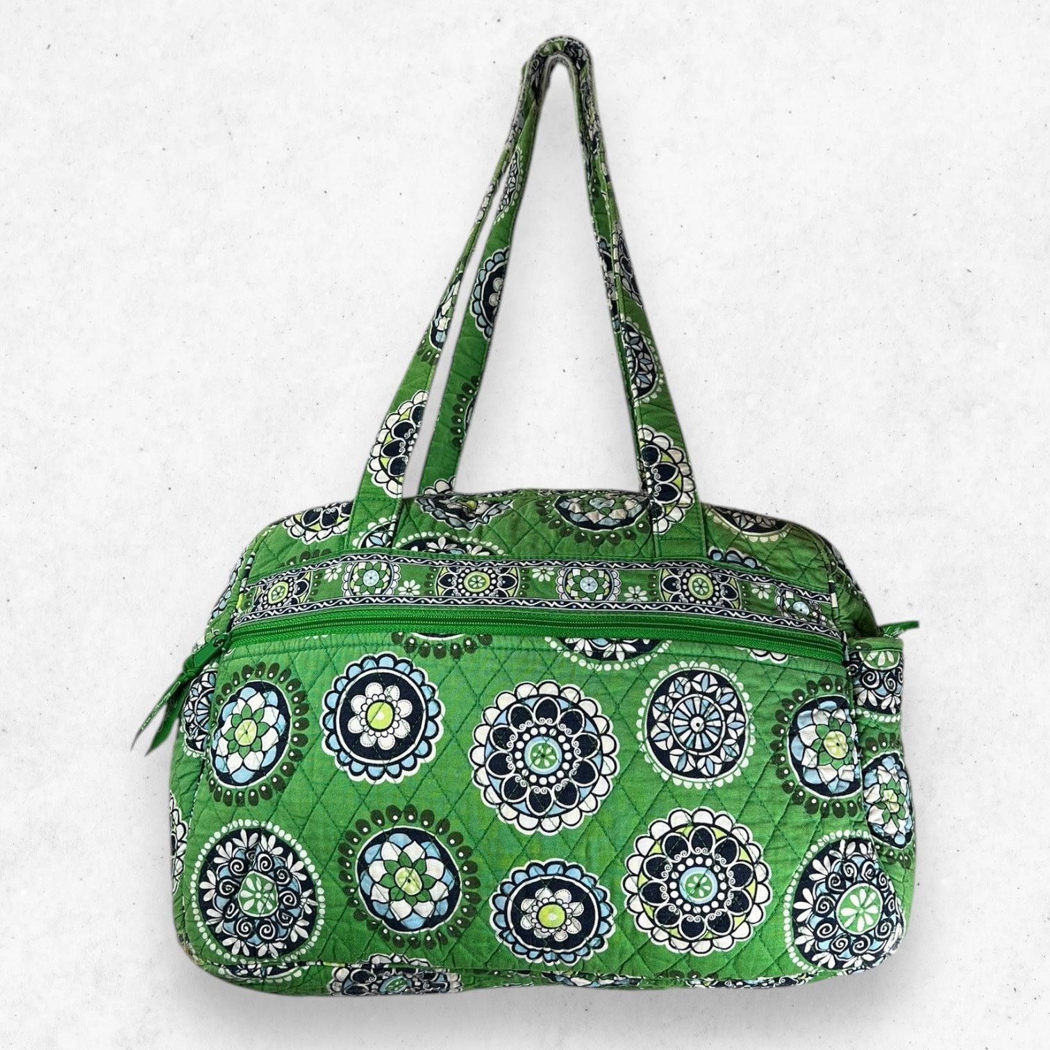 Vera Bradley Vera Bradley Cupcakes Green Retired Pattern Duffel DAMAGED Size ONE SIZE - 2 Thumbnail