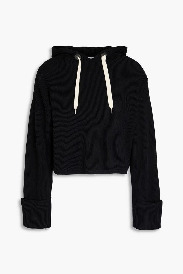 Brunello Cucinelli o1y0825 Hooded Sweater in Black Size M / US 6-8 / IT 42-44 - 1 Thumbnail