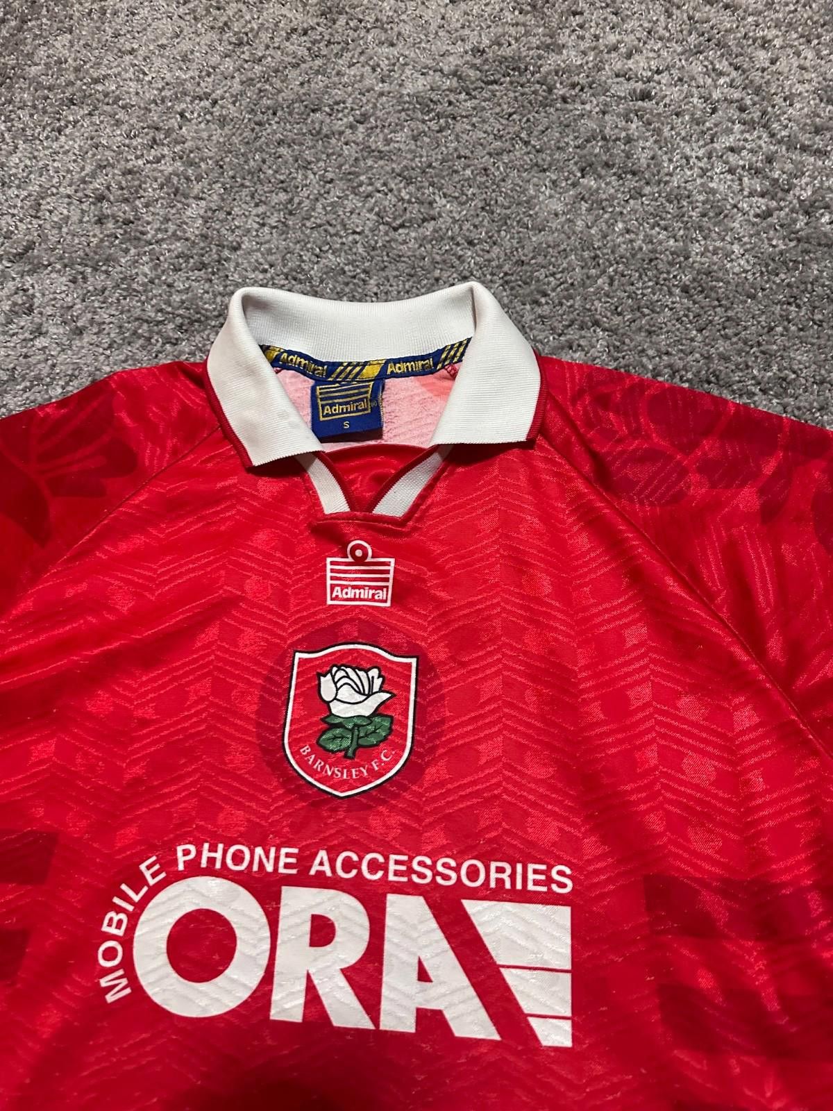 Admirable Co. Barnsley FC 1996-1997 Admiral Football Shirt Soccer Jersey Size US S / EU 44-46 / 1 - 4 Thumbnail