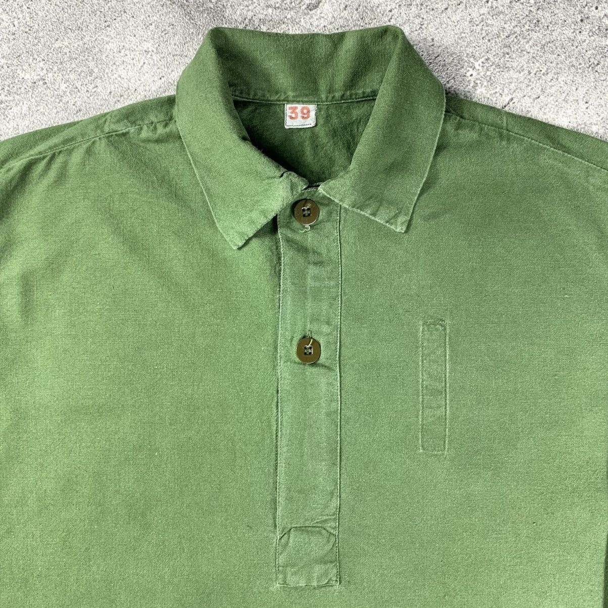 Vintage 60’s Swedish Military Smock Marked: 39 Size US L / EU 52-54 / 3 - 2 Thumbnail