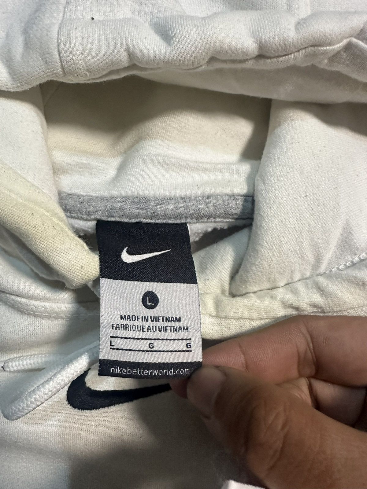 Nike Y2K REWORKED HOODIE NIKE CENTER Size US L / EU 52-54 / 3 - 5 Thumbnail