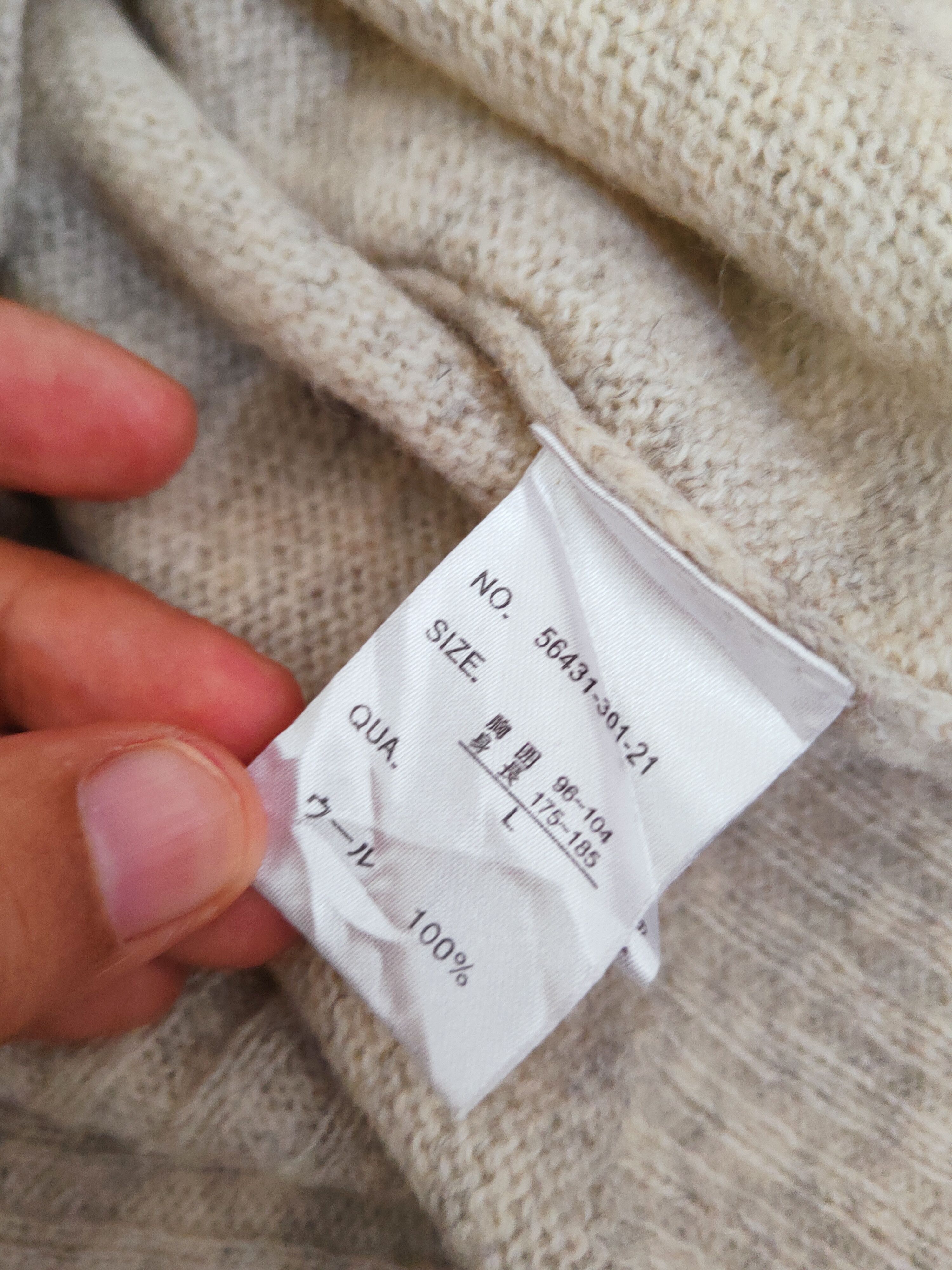 Ciaopanic × Homespun Knitwear × Japanese Brand Ciaopanic Beige Knitwear Sweatshirts #W826 Size US M / EU 48-50 / 2 - 11 Thumbnail