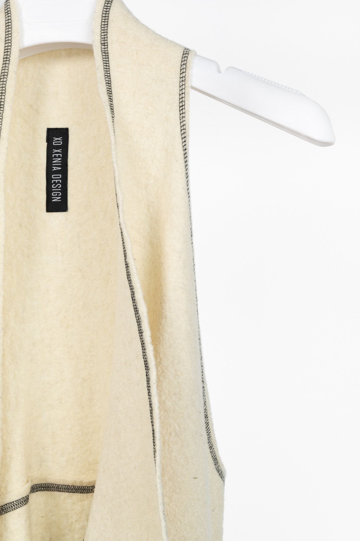 Other XD Xenia Design Budo Boiled-Wool Open-Front Waterfall Vest Size S / US 4 / IT 40 - 5 Thumbnail