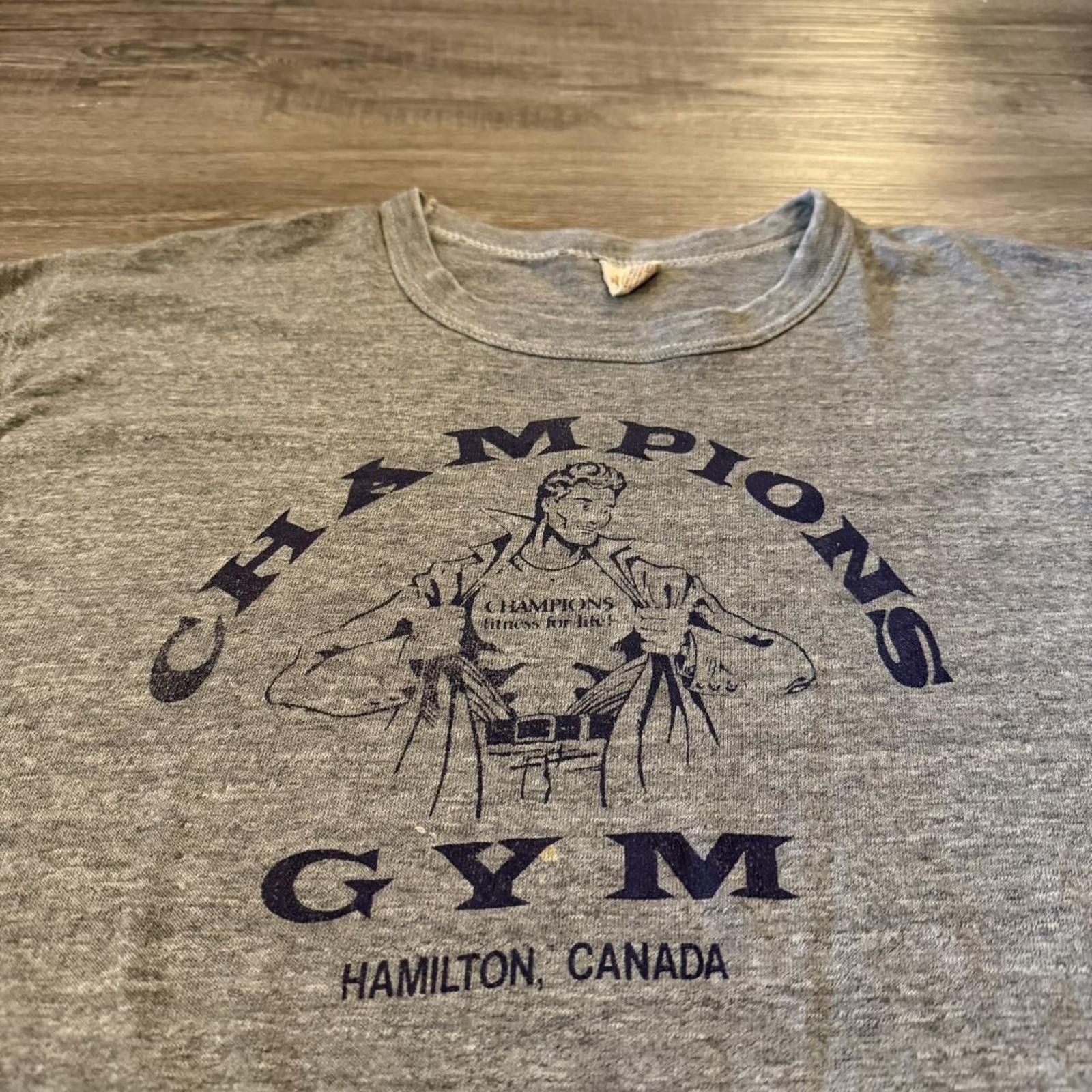 Russell Athletic vintage Russell athletic champions gym Hamilton t shirt 70s Size US M / EU 48-50 / 2 - 2 Thumbnail