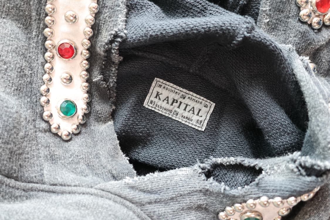 Kapital Kapital Gemstone Distressed Hoodie Size US XL / EU 56 / 4 - 3 Thumbnail