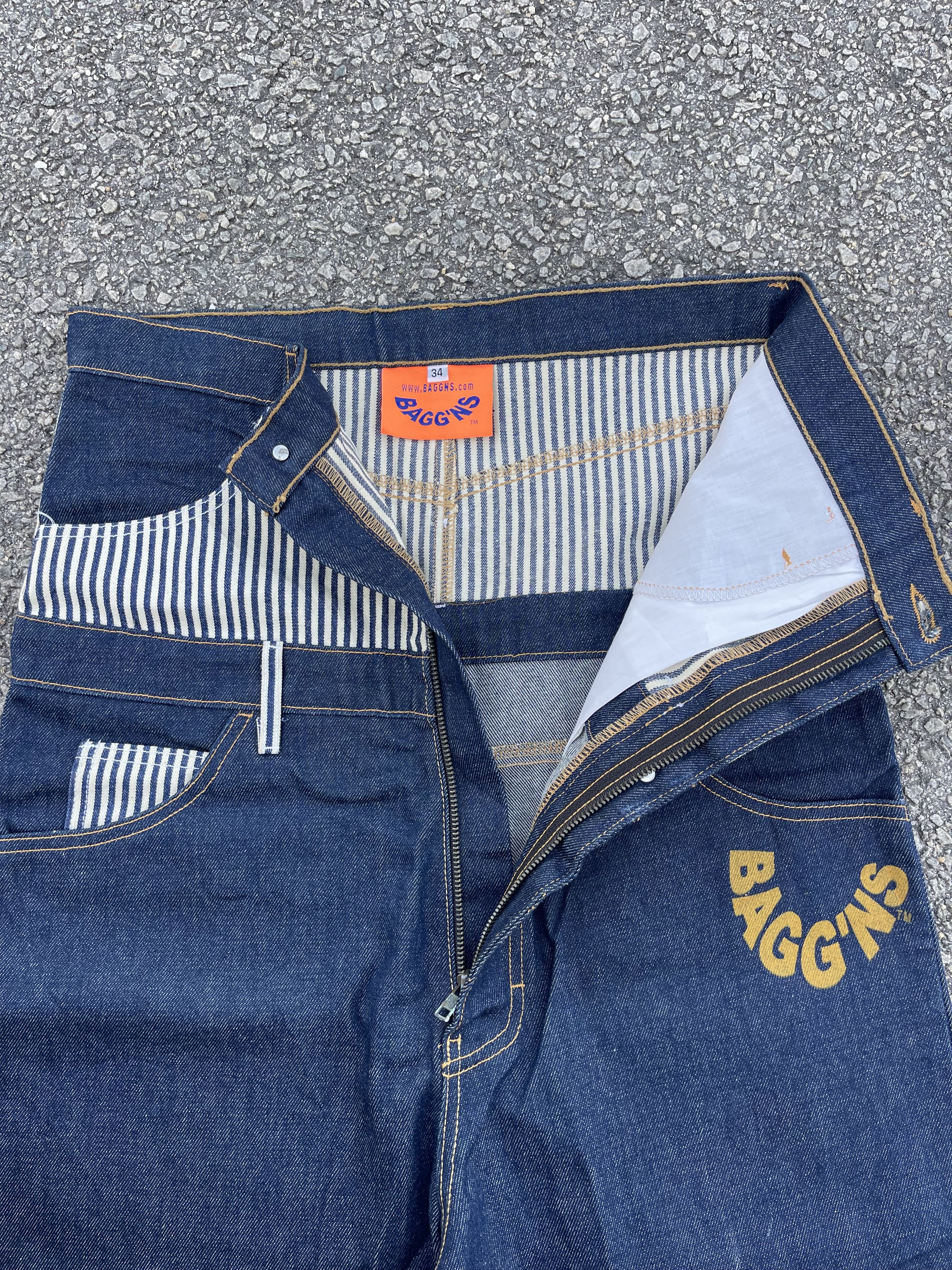 Ecko Unltd. × JNCO Vintage Y2K NOS BAGG’NS Baggy JNCO Long Back Pocket Size US 34 / EU 50 - 4 Thumbnail