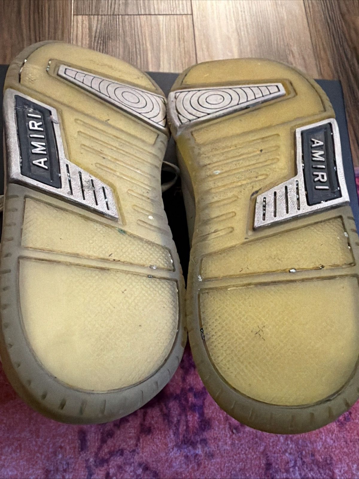 Amiri Amiri Stadium Low Alabaster Size 41 Mens Used Size US 9 / EU 42 - 6 Thumbnail