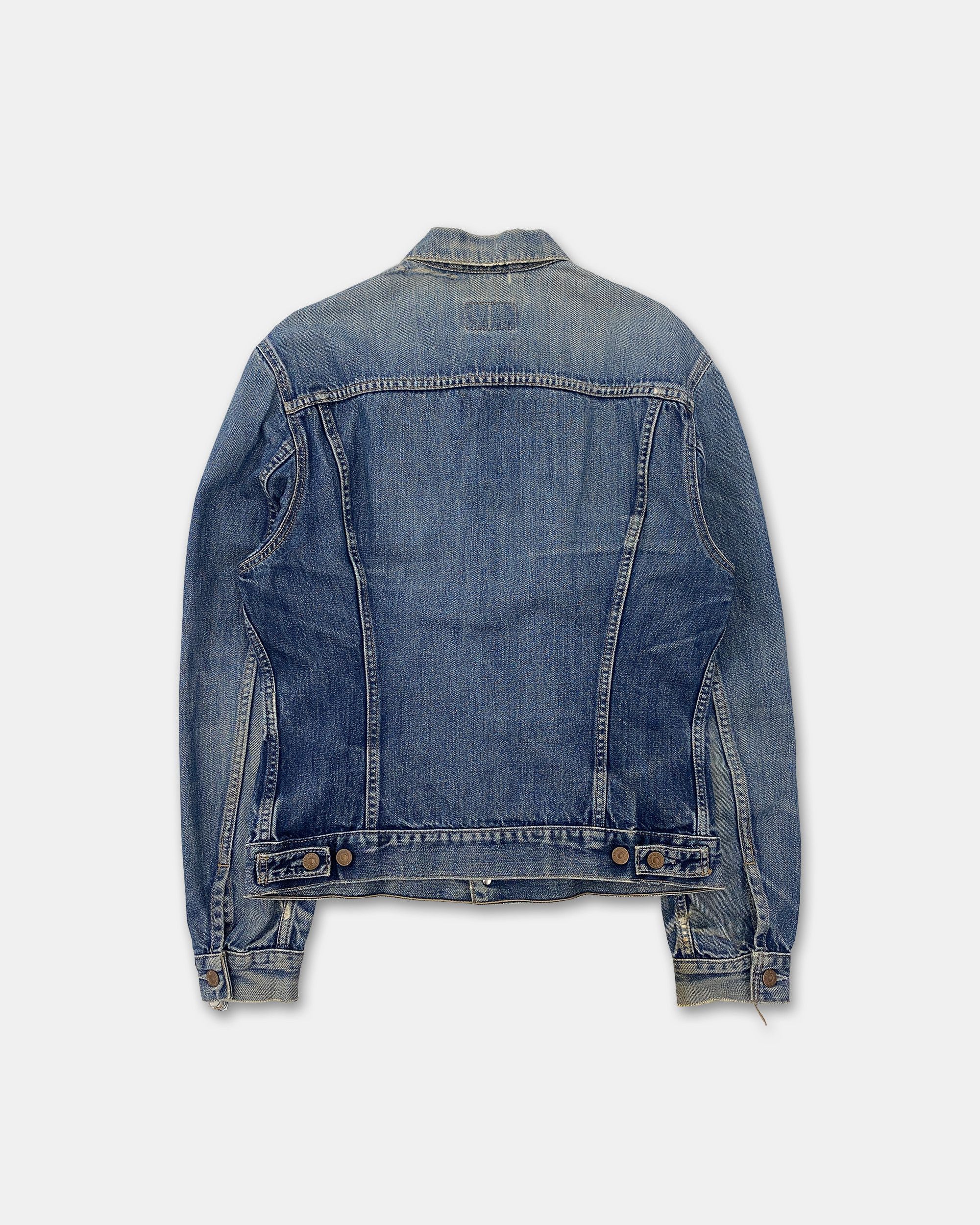 Levi's 2000s Type 3 Distressed Denim Jacket Size US L / EU 52-54 / 3 - 2 Thumbnail
