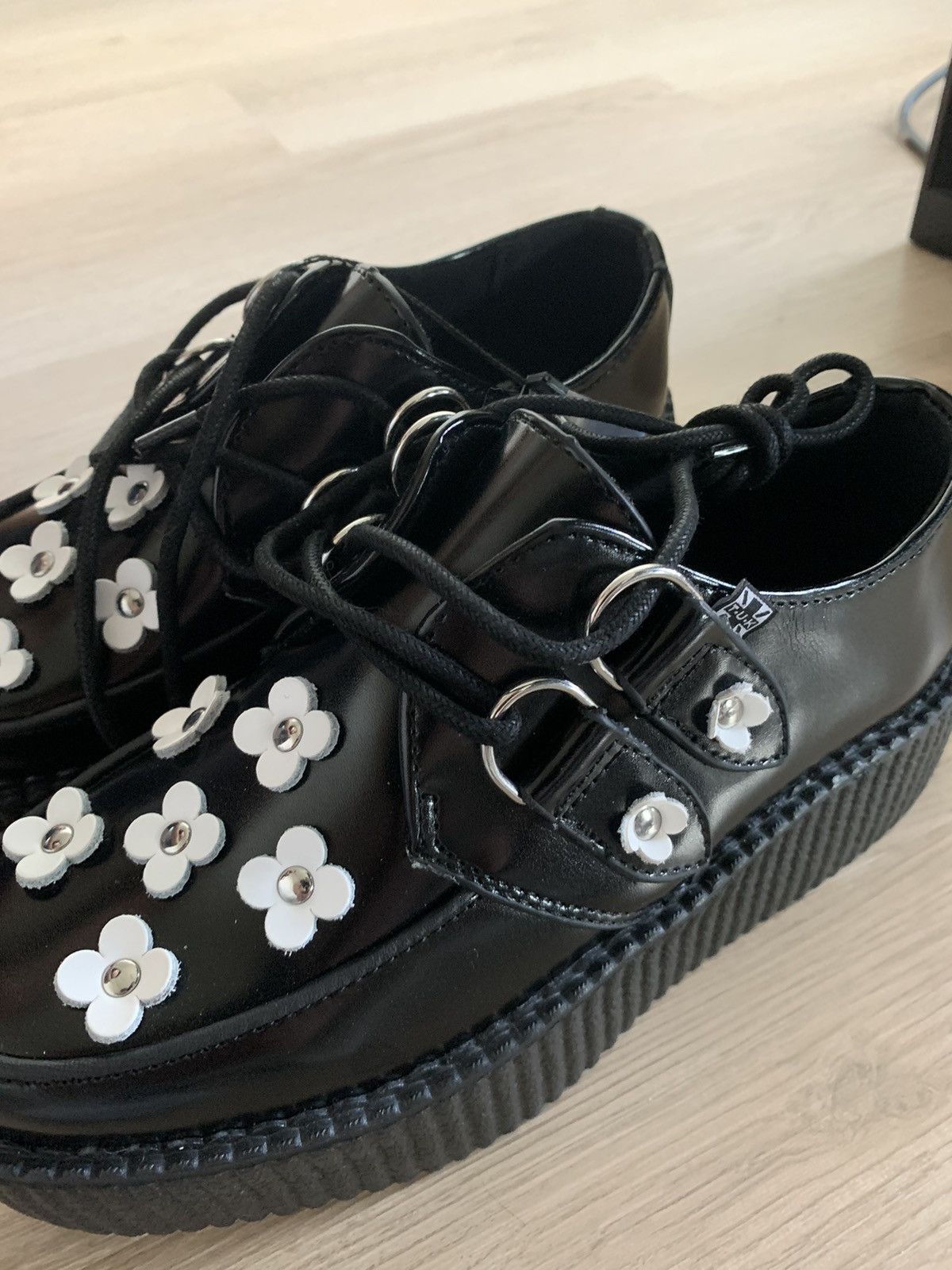 T.U.K. Footwear TUK flower viva mondo creepers Size US 5 / IT 35 - 2 Thumbnail
