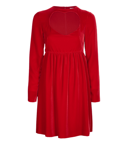 Chloe o1y0825 Mini Dress in Red Size S / US 4 / IT 40 - 1 Thumbnail