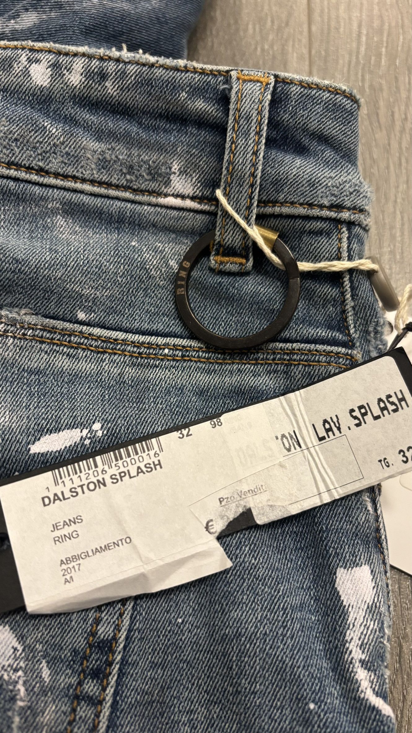 Ring Milano RING MILANO Paint Denim (Never Worn) Size US 32 / EU 48 - 7 Thumbnail