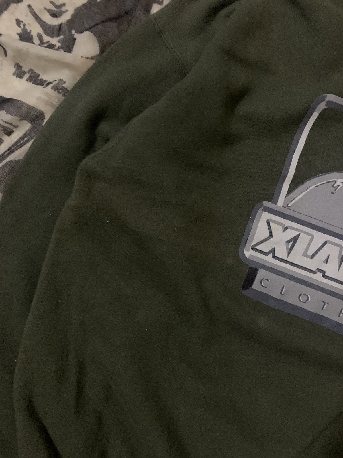 X-LARGE 💥Vintage 90s XLarge Gorilla Army Green Sweatshirt Size US M / EU 48-50 / 2 - 3 Thumbnail