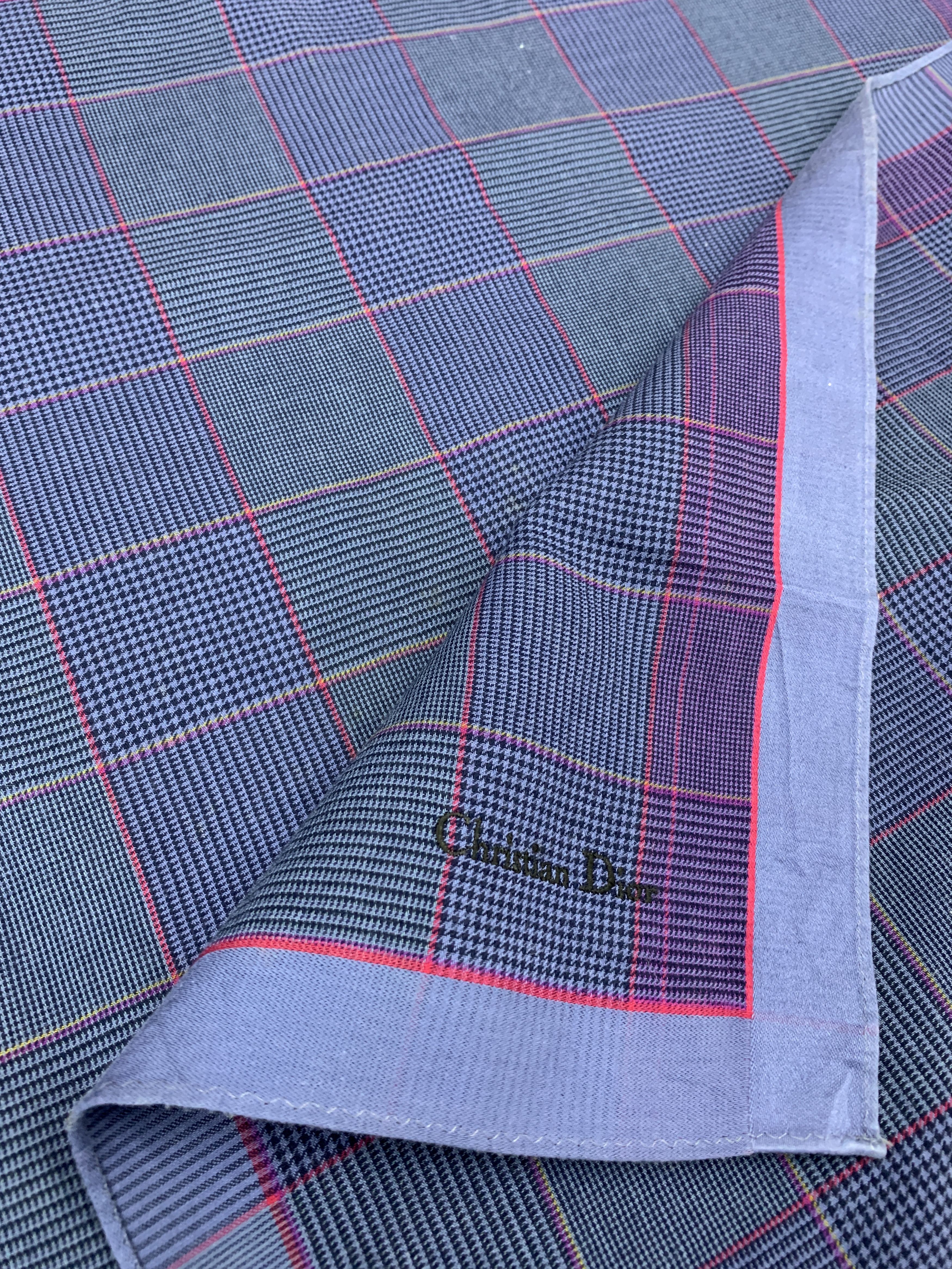 Christian Dior Monsieur × Vintage Vintage Christian Dior Neckerchief/ Handkerchief - HKA907 Size ONE SIZE - 6 Thumbnail